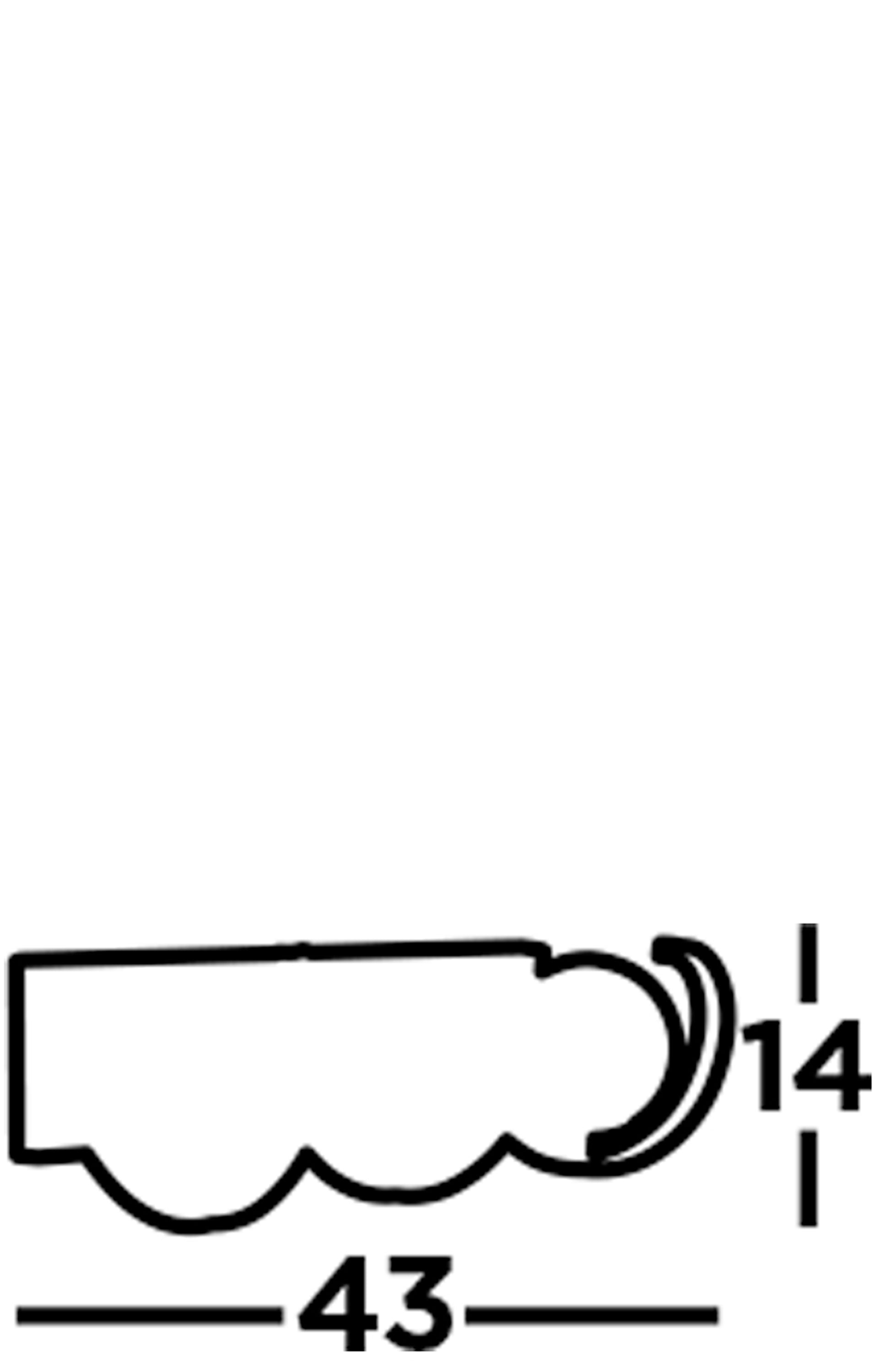 Searchlight Twirls 3 Light Wall Light - Black & Opal