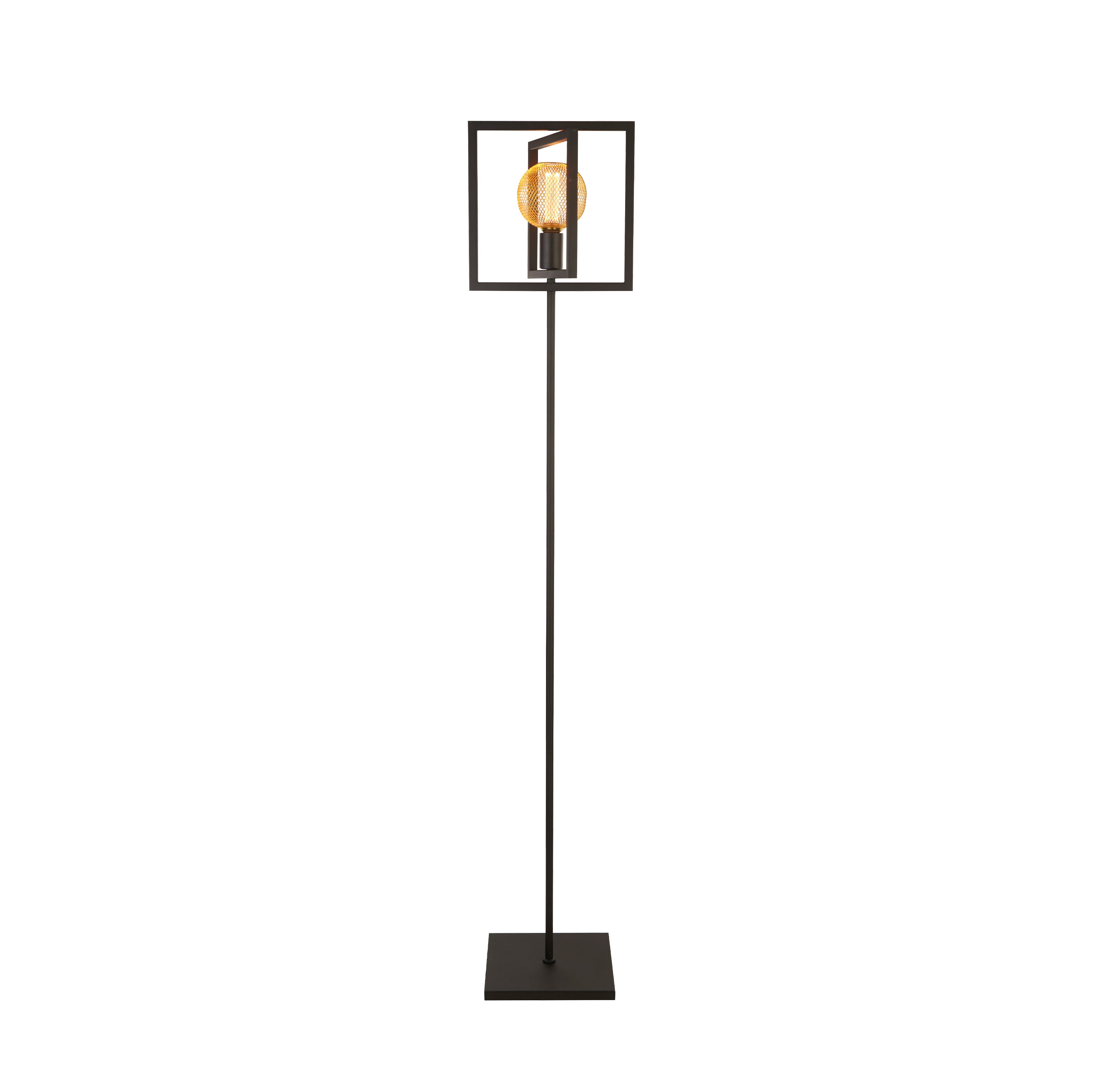 Searchlight Pickwick Adjustable Floor Lamp - Matt Black