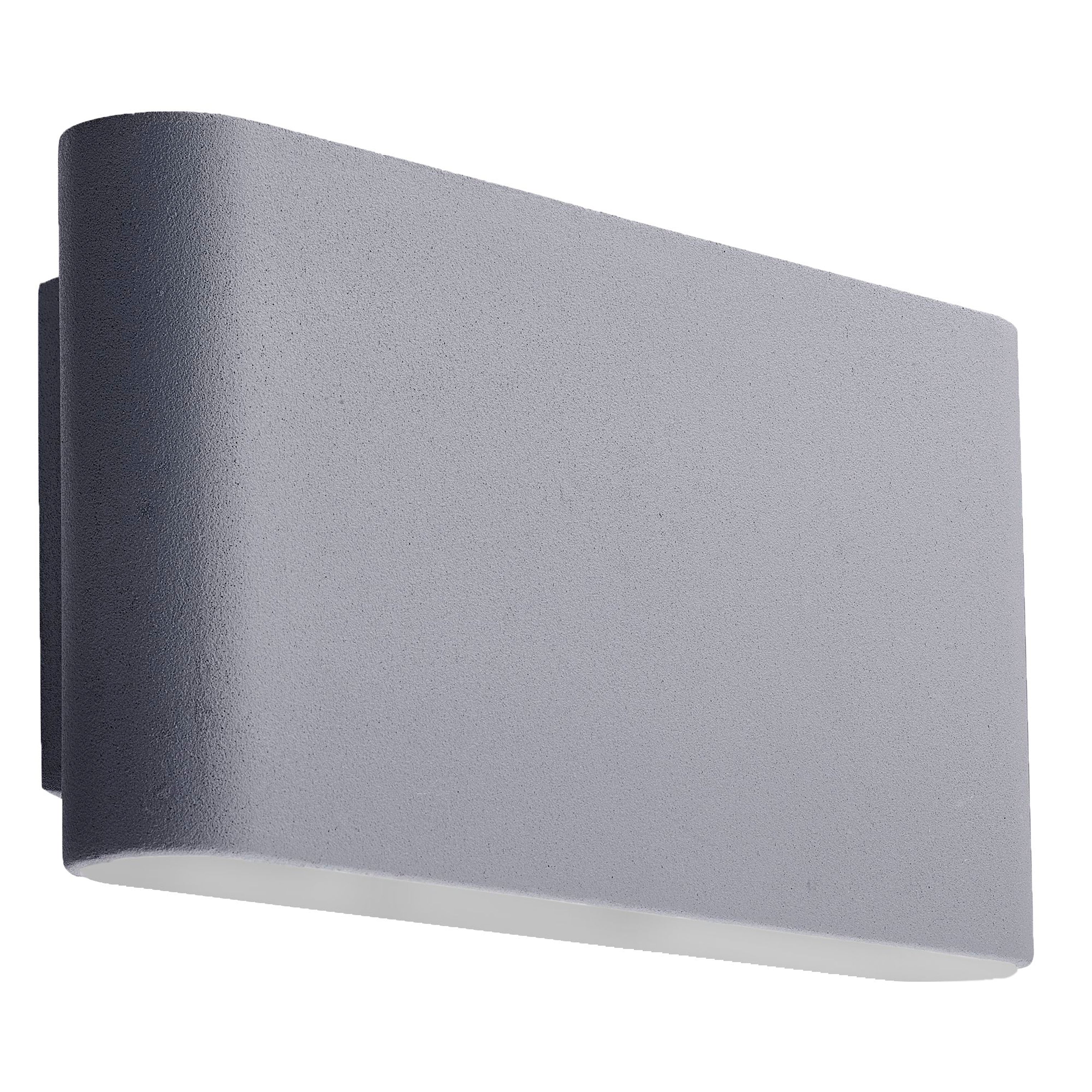 Searchlight Marple LED Outdoor Wall Light - Grey & Frosted Diffuser - IP44