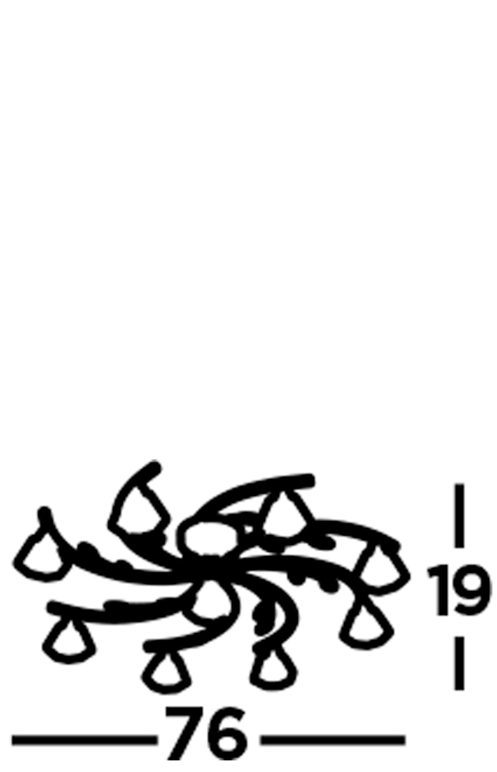 Searchlight Shotwick - 9 Light Semi-Flush Fitting, Antique Brass, Clear Glass