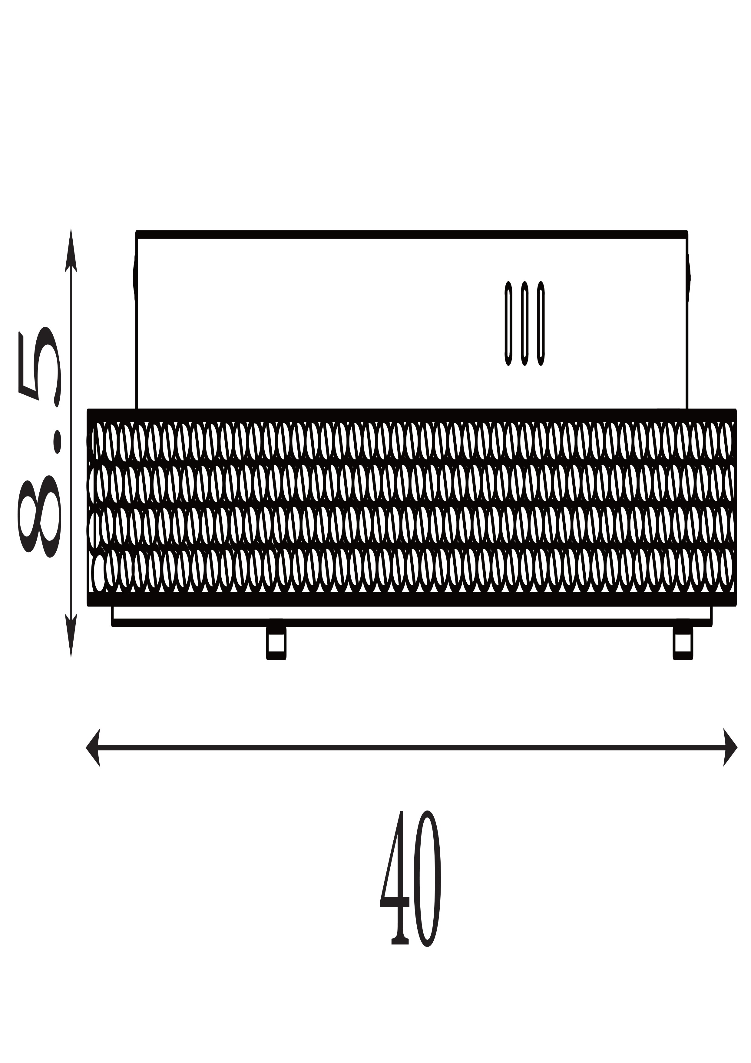 Searchlight Viola LED Ceiling Flush (Diameter 40cm), Chrome, Clear Crystal Centre Deco