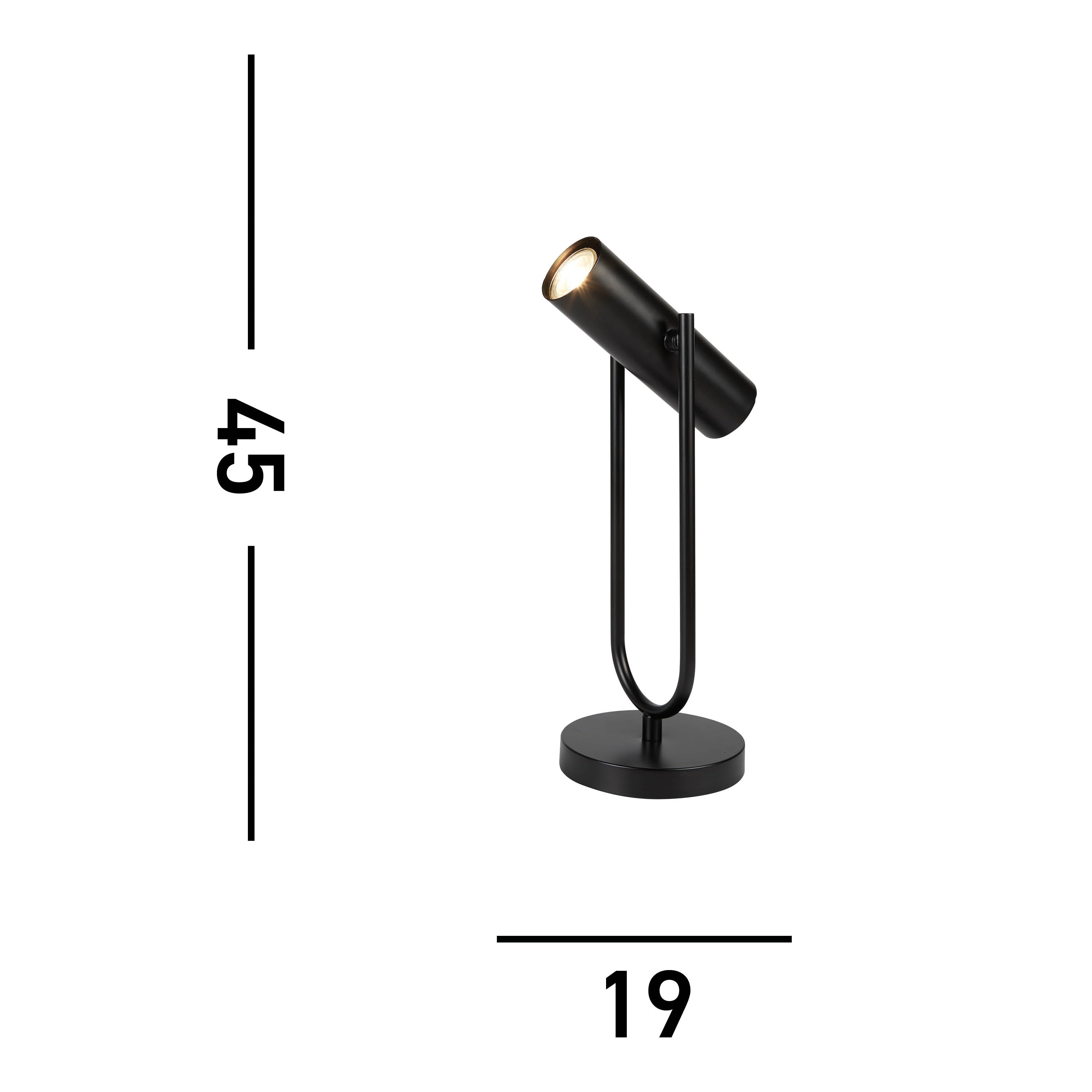 Searchlight Tabley Table Lamp - Matt Black