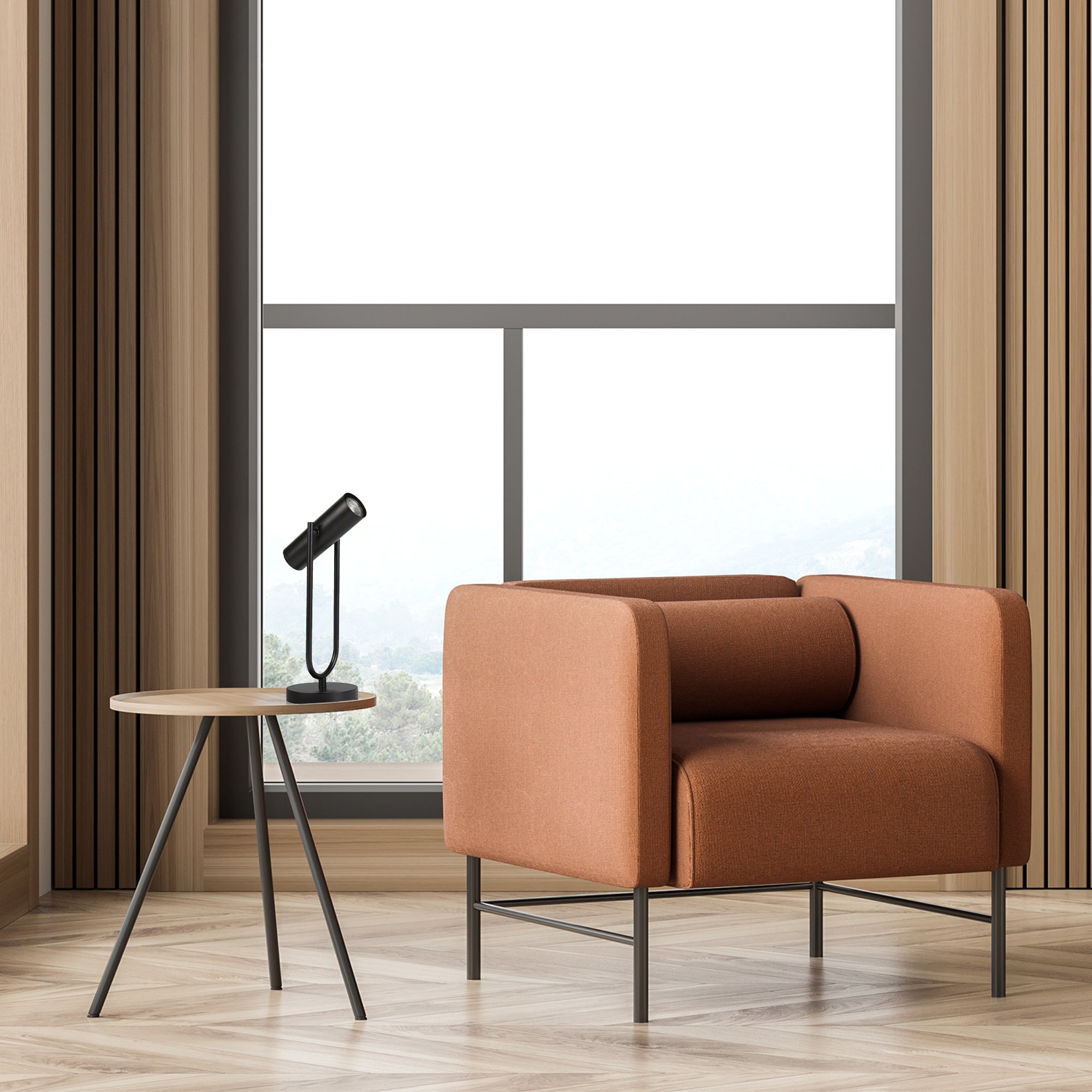 Searchlight Tabley Table Lamp - Matt Black