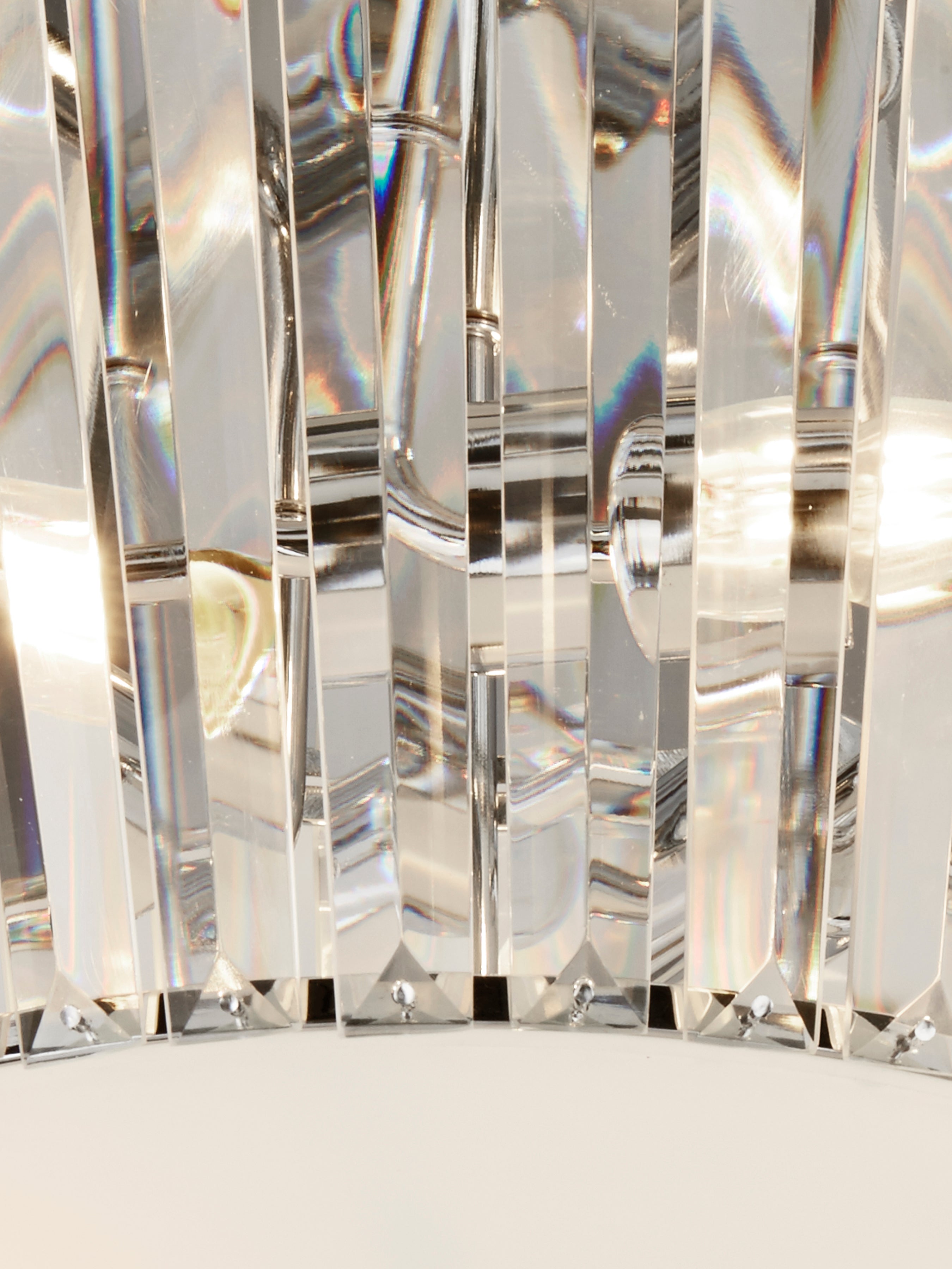 Searchlight Talton 3 Light Flush - Chrome