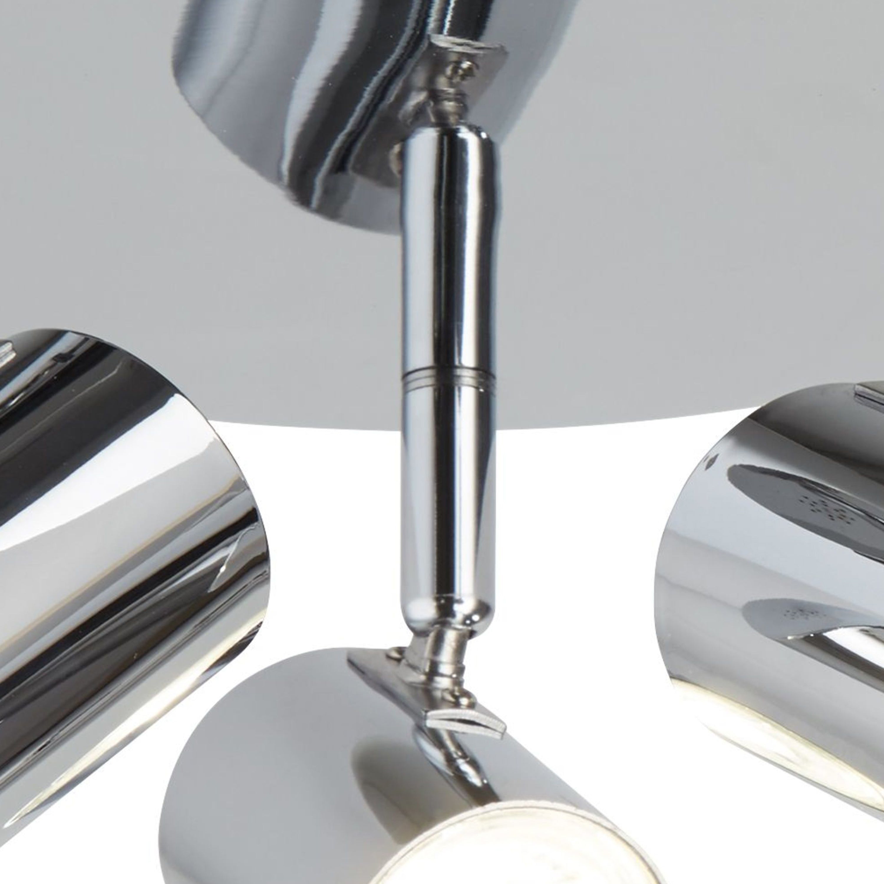 Searchlight Redfern 3 Light Cylinder Head Spot Plate, Chrome