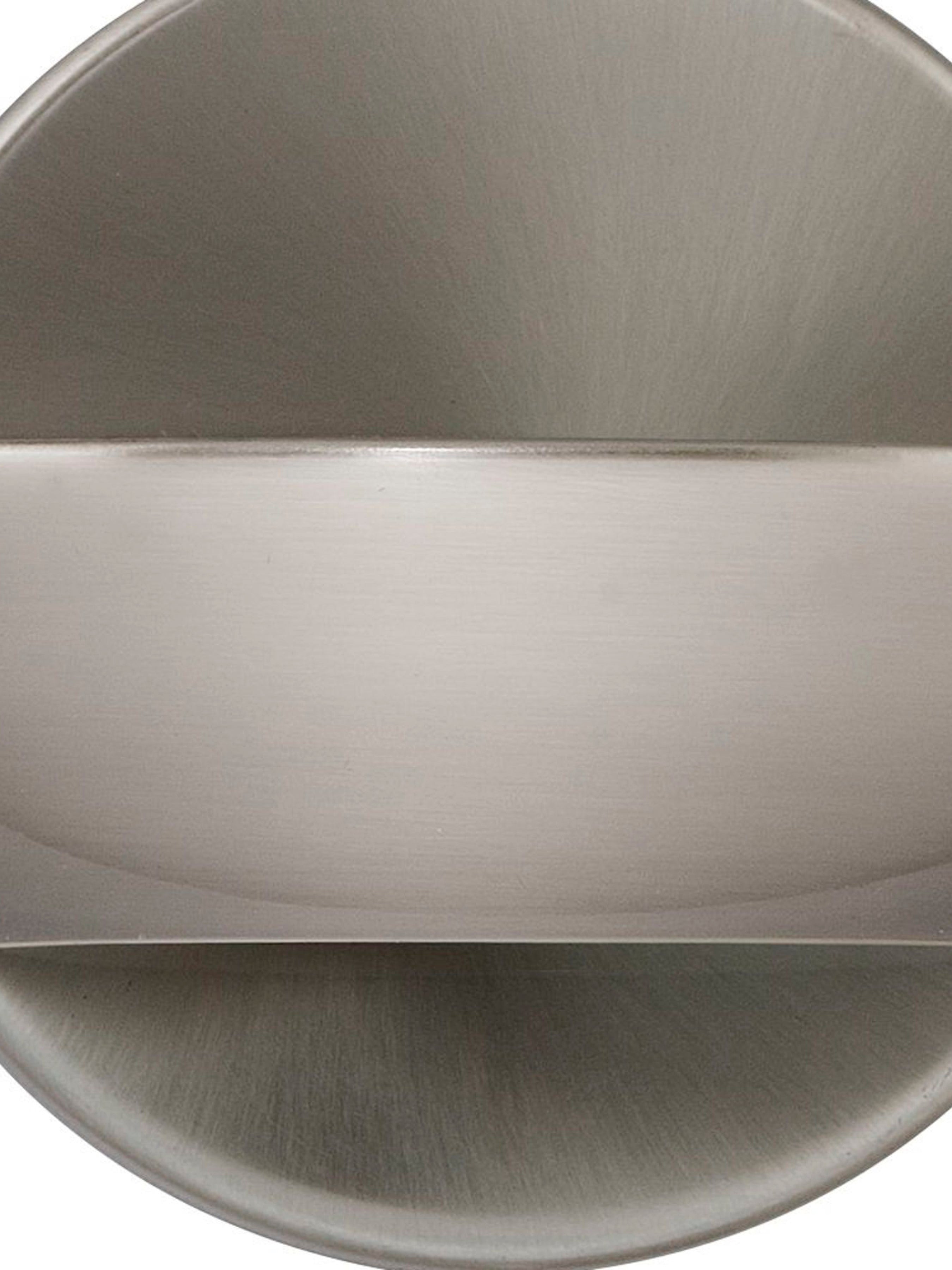 Searchlight Salop Uplight Wall Light - Satin Silver