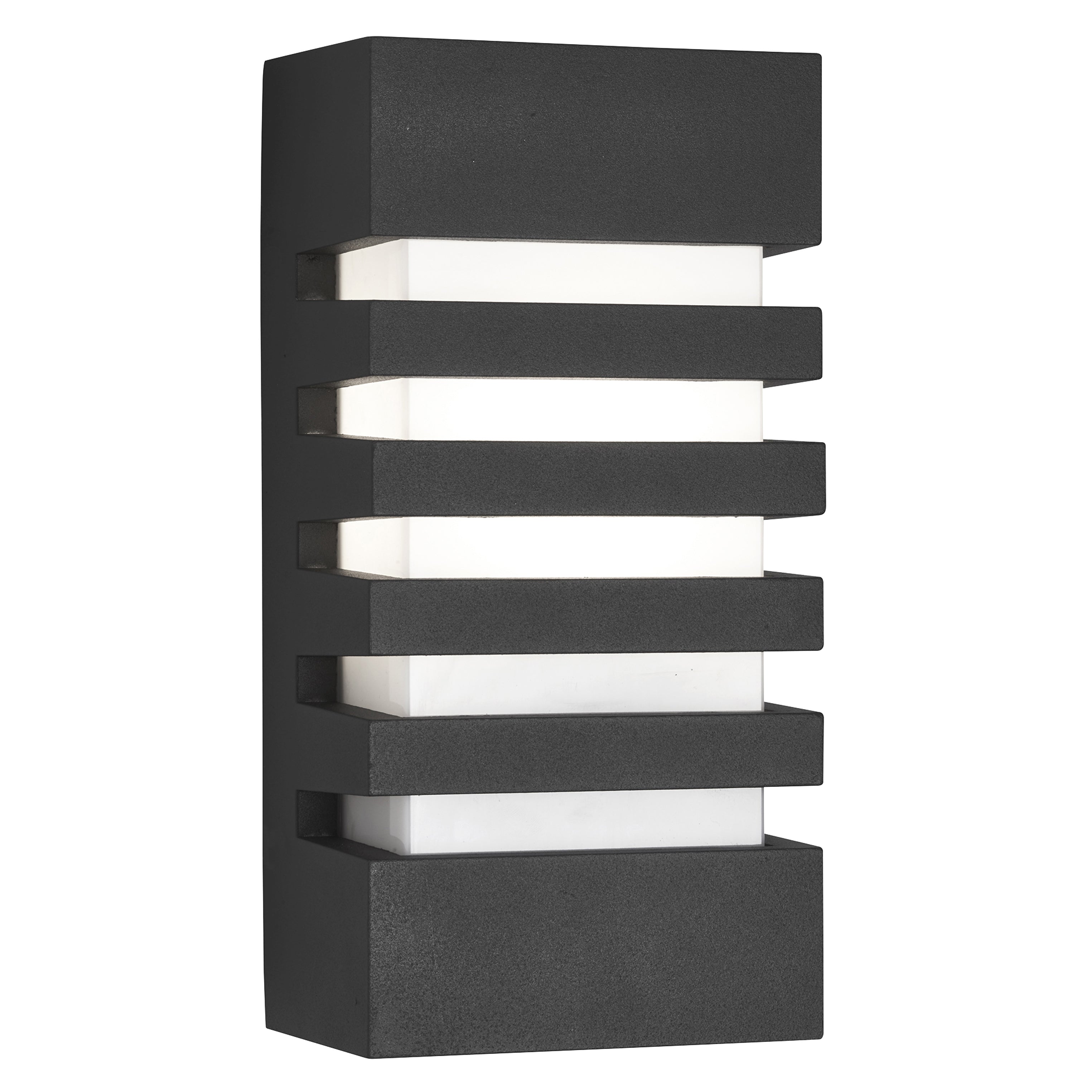 Searchlight Egerton Outdoor Wall Light - Dark Grey Aluminium