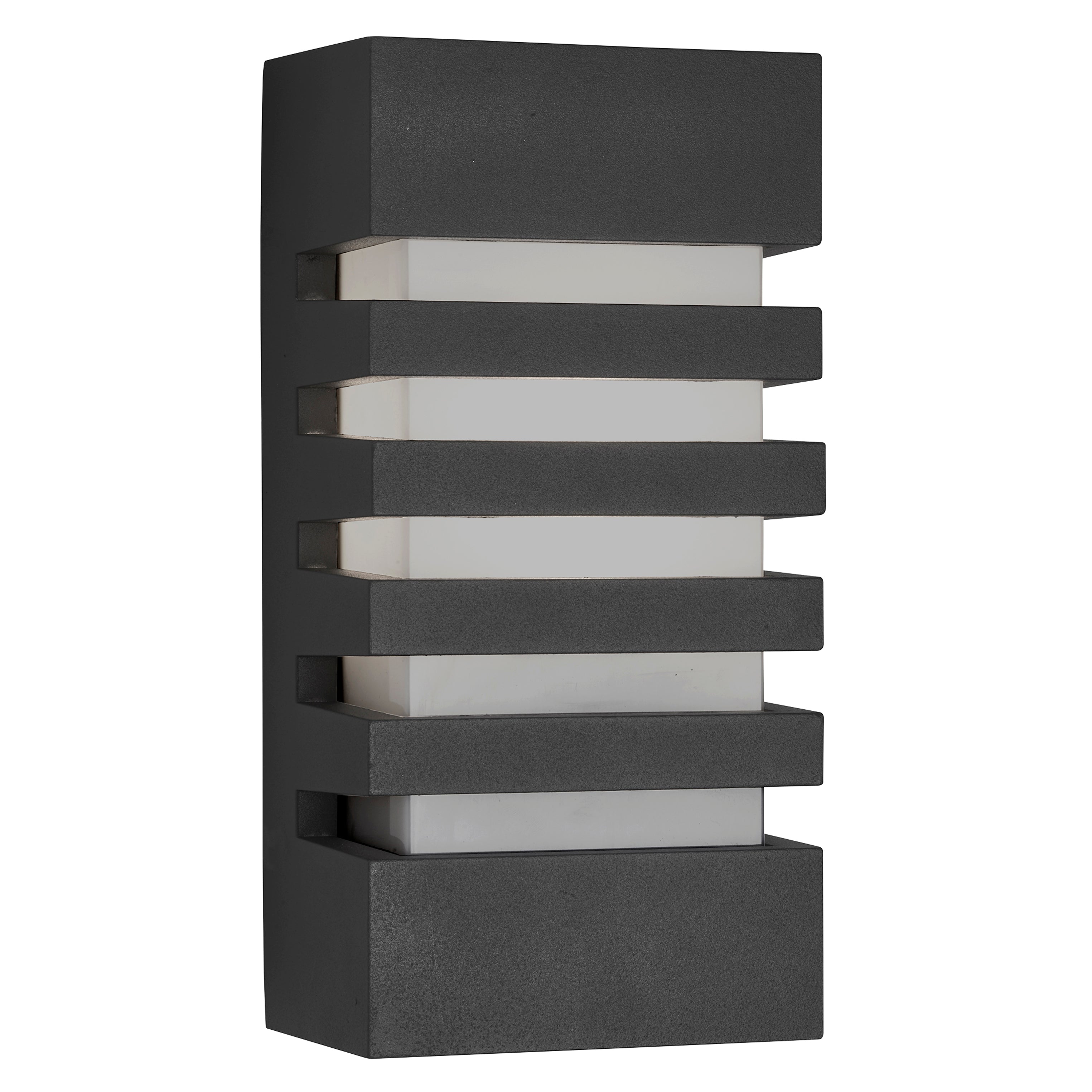 Searchlight Egerton Outdoor Wall Light - Dark Grey Aluminium