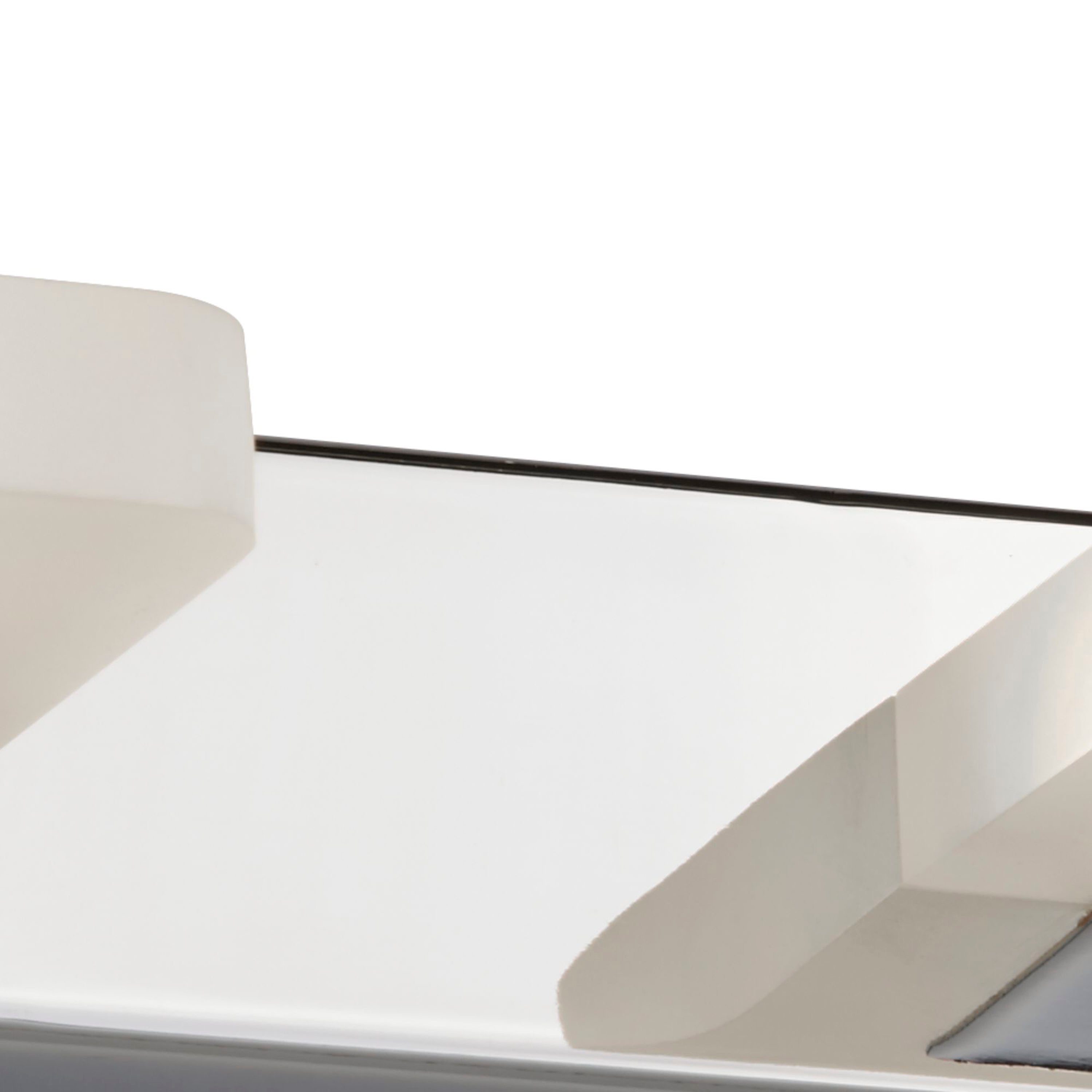 Searchlight Lennox 2 Light LED Wall Light - Chrome & Frosted Glass