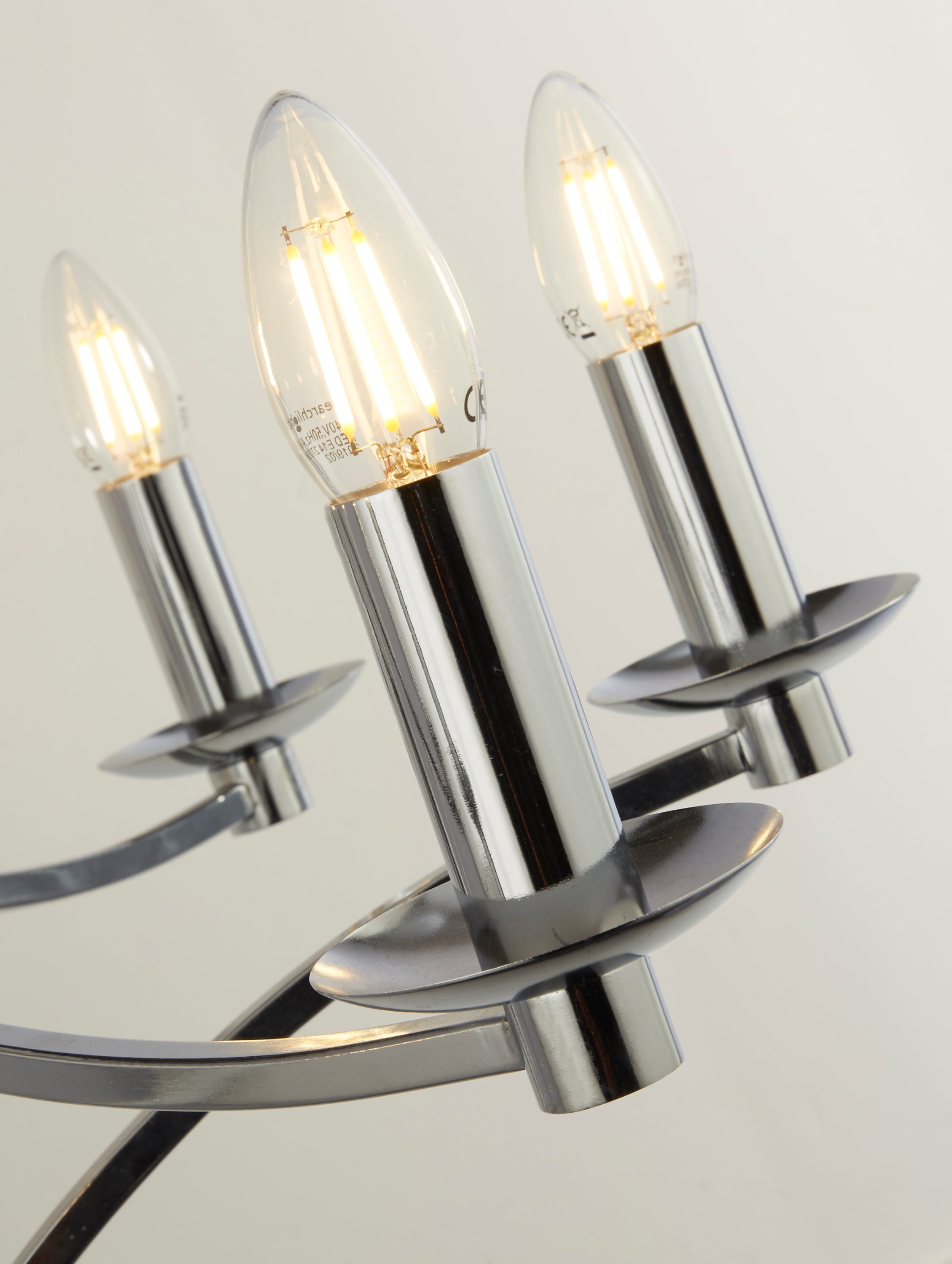 Searchlight Arley 8 Light Ceiling Pendant - Chrome