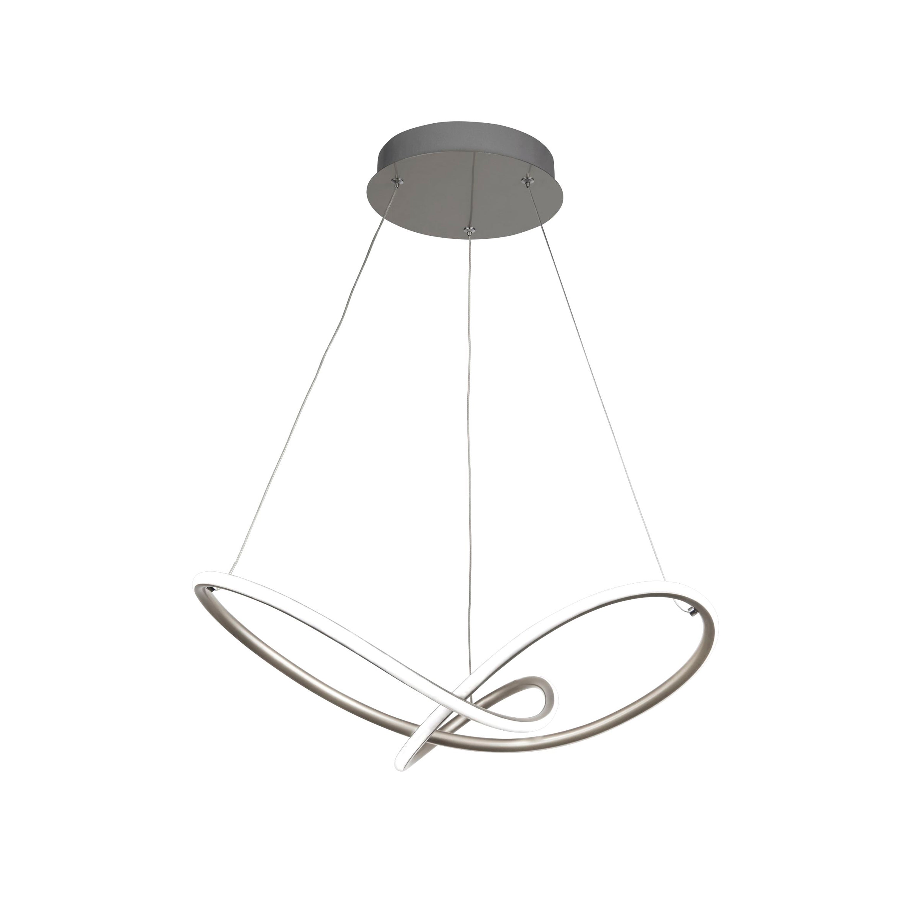 Searchlight Maddox Pendant - Satin Silver
