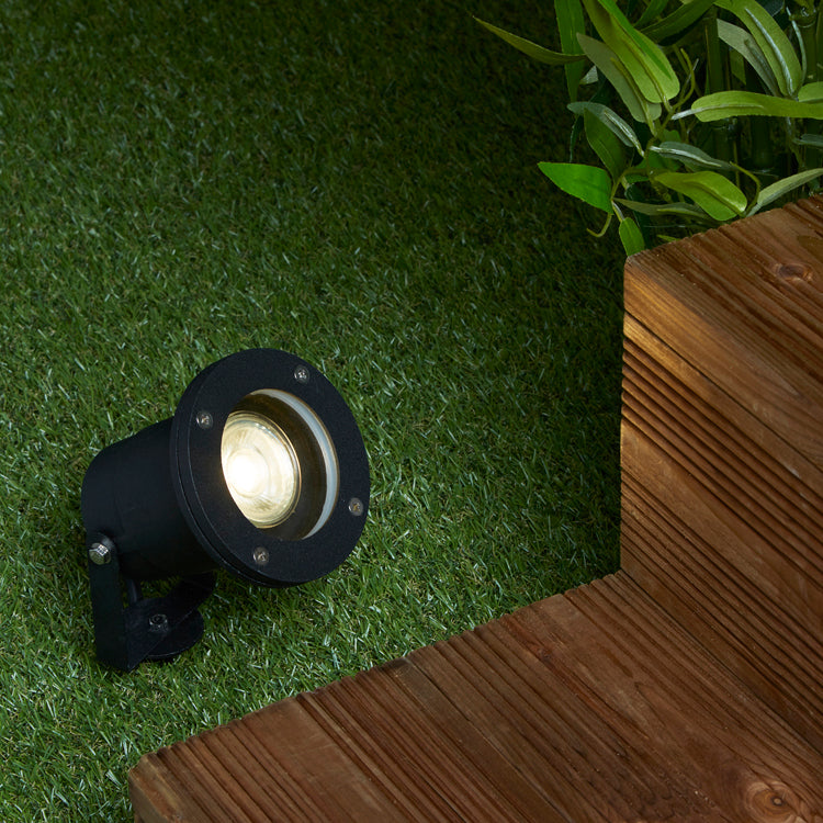 Searchlight Southbank Outdoor Spotlight - Black - IP65