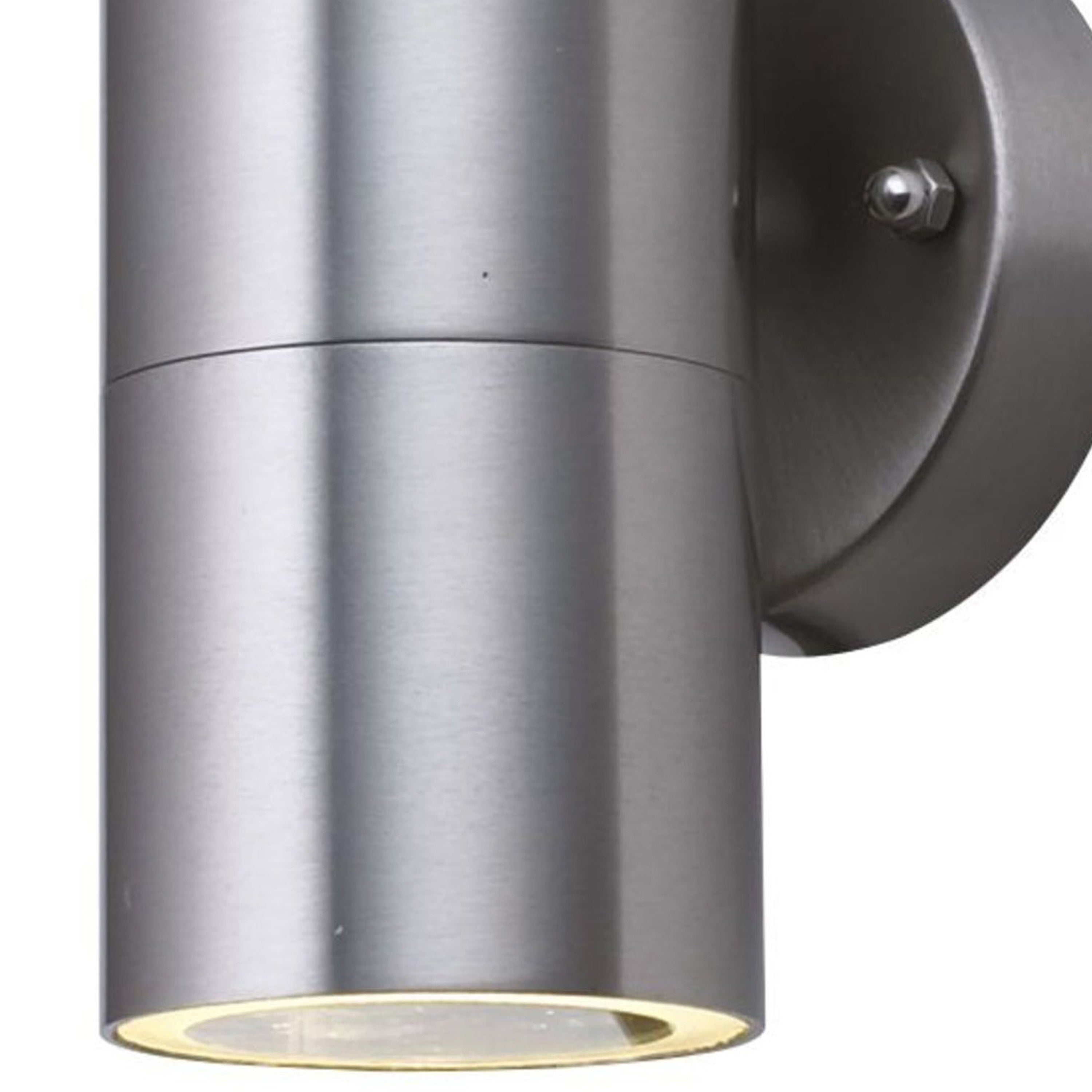 Searchlight Mela Outdoor Wall Light Large - Stainless Steel
