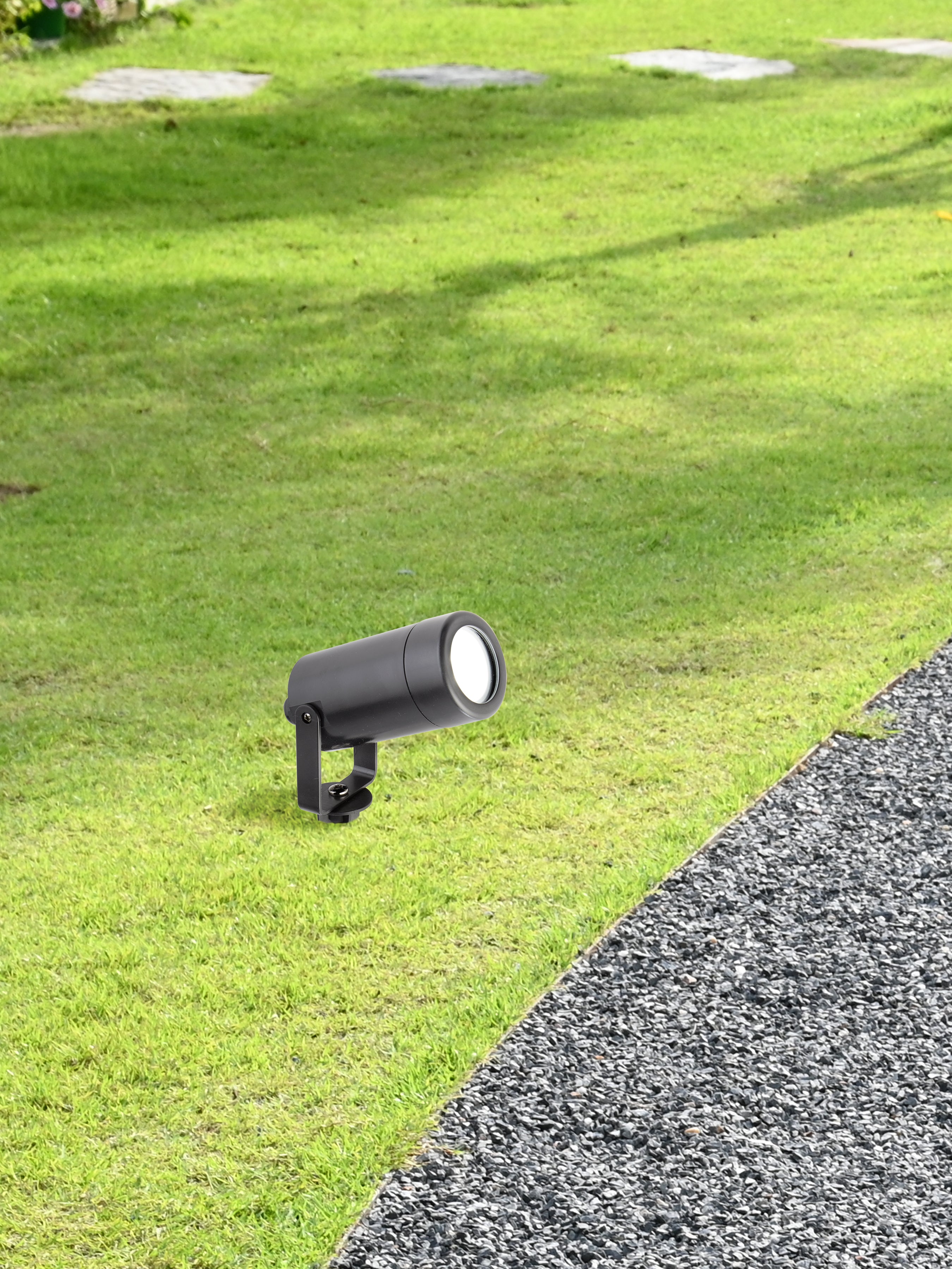 Searchlight Southbank Outdoor Garden Spike - Grey Polycarbonate - IP44