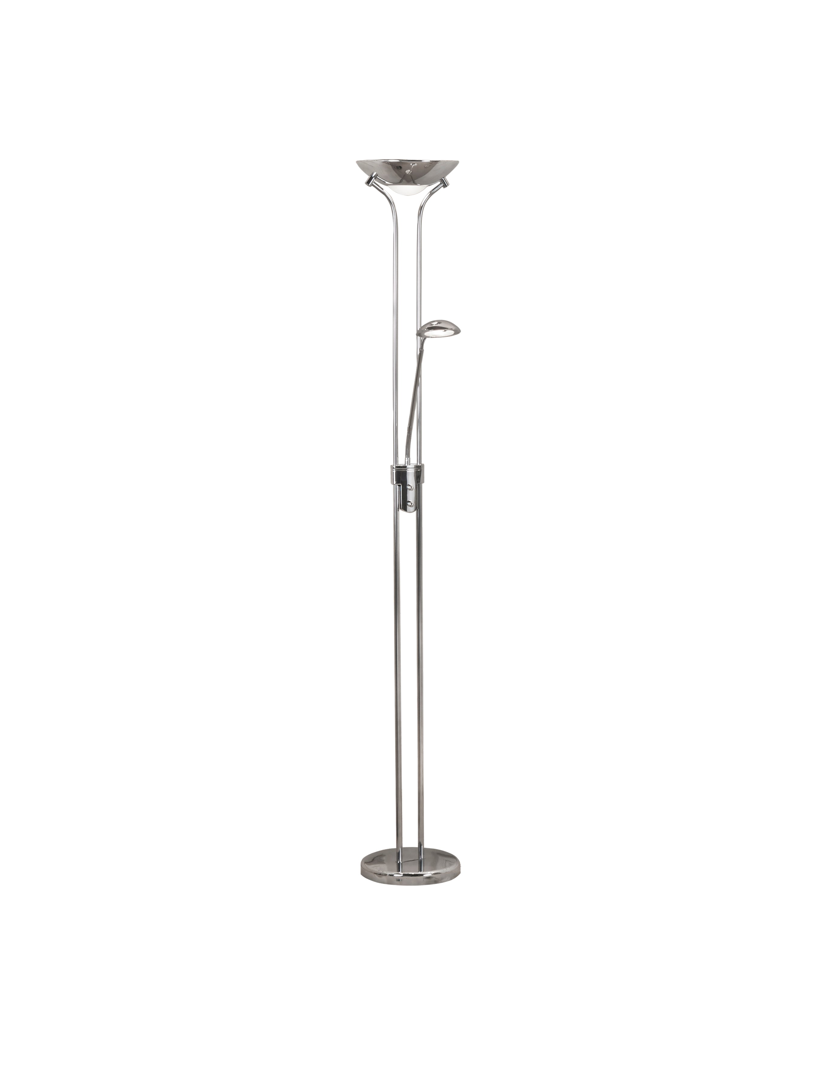 Searchlight LED Mother & Child Floor Lamp - Chrome