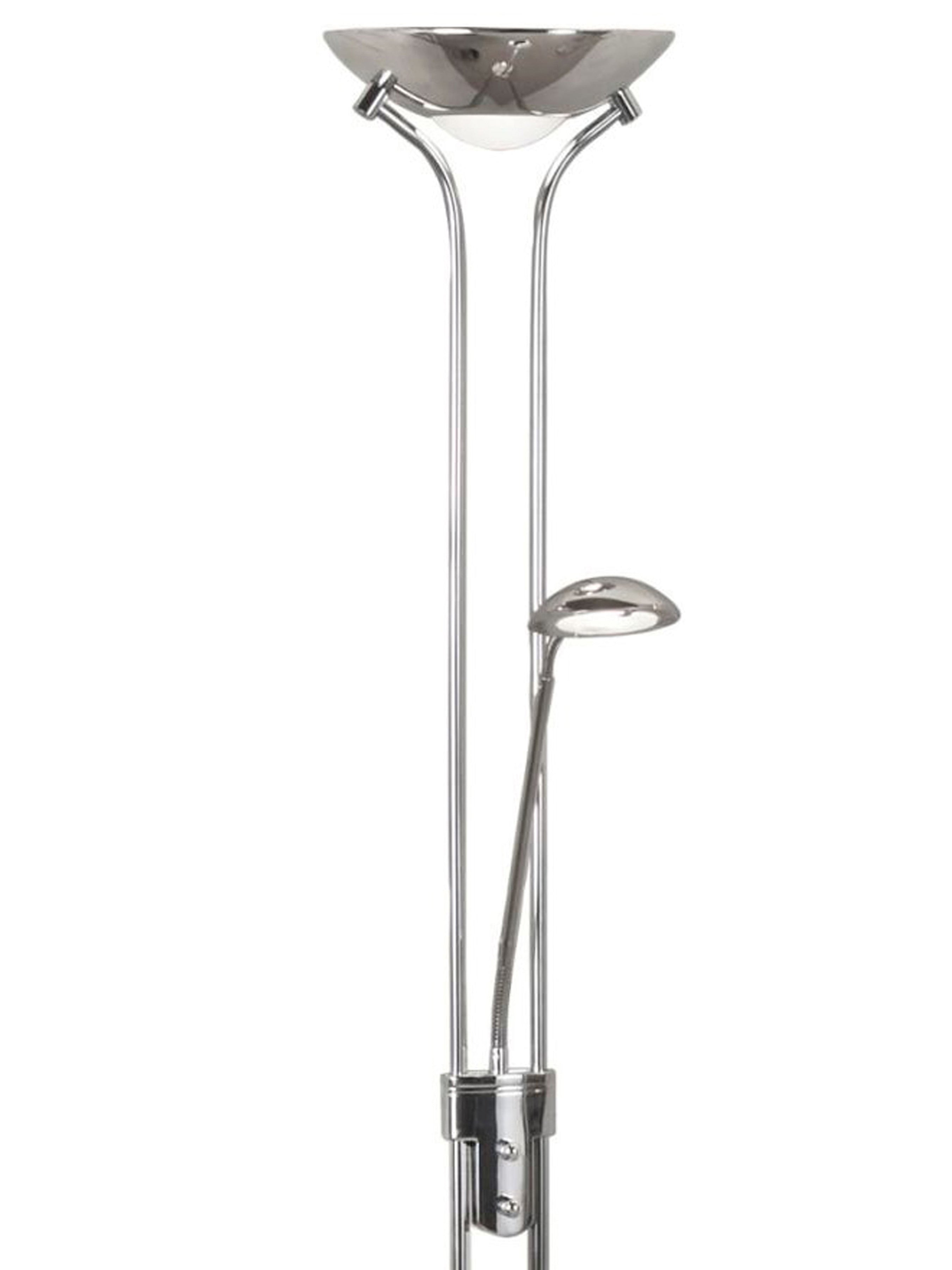 Searchlight LED Mother & Child Floor Lamp - Chrome
