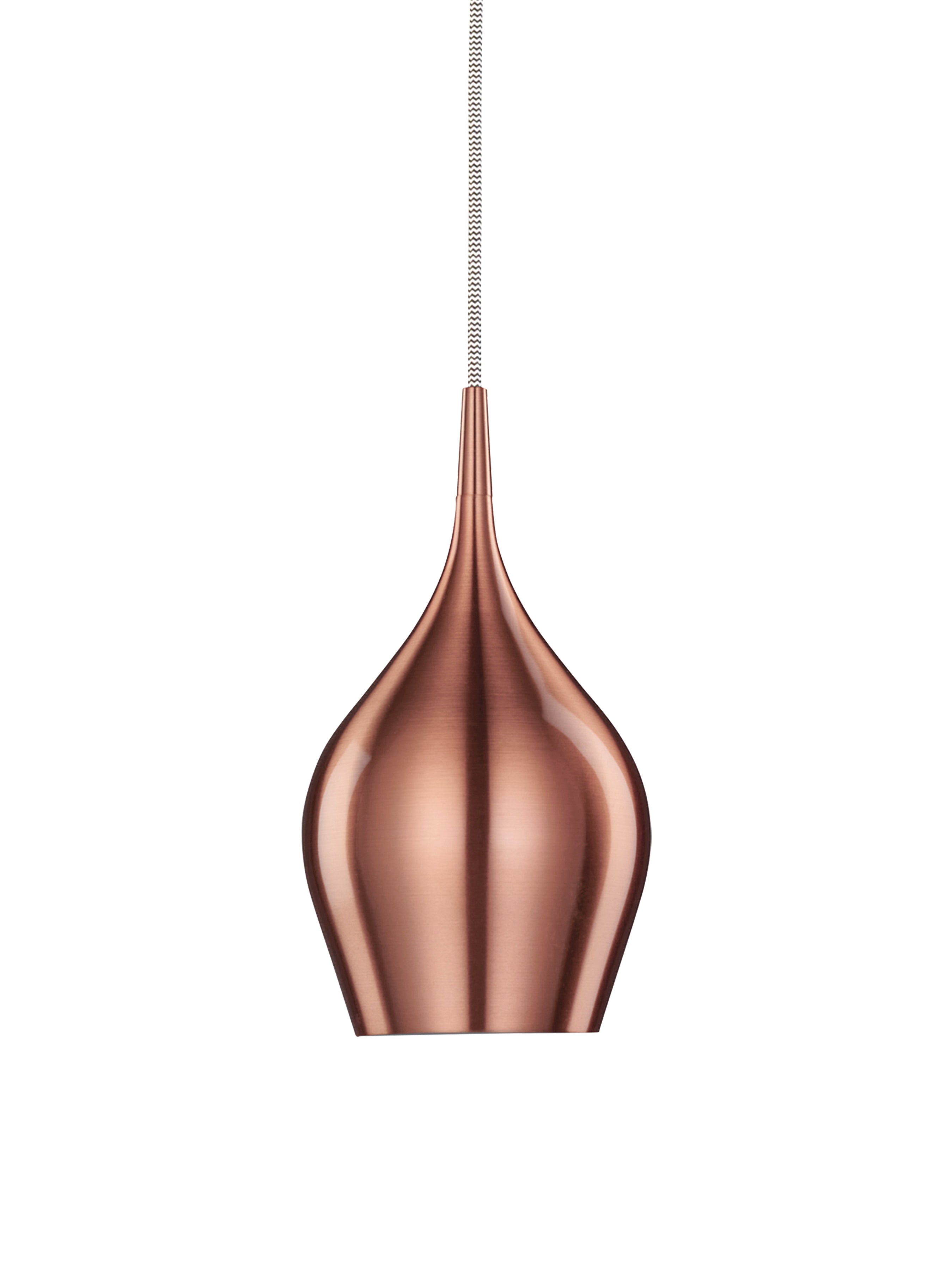 Searchlight Vulcan Single Copper Pendant - Diameter 12cm