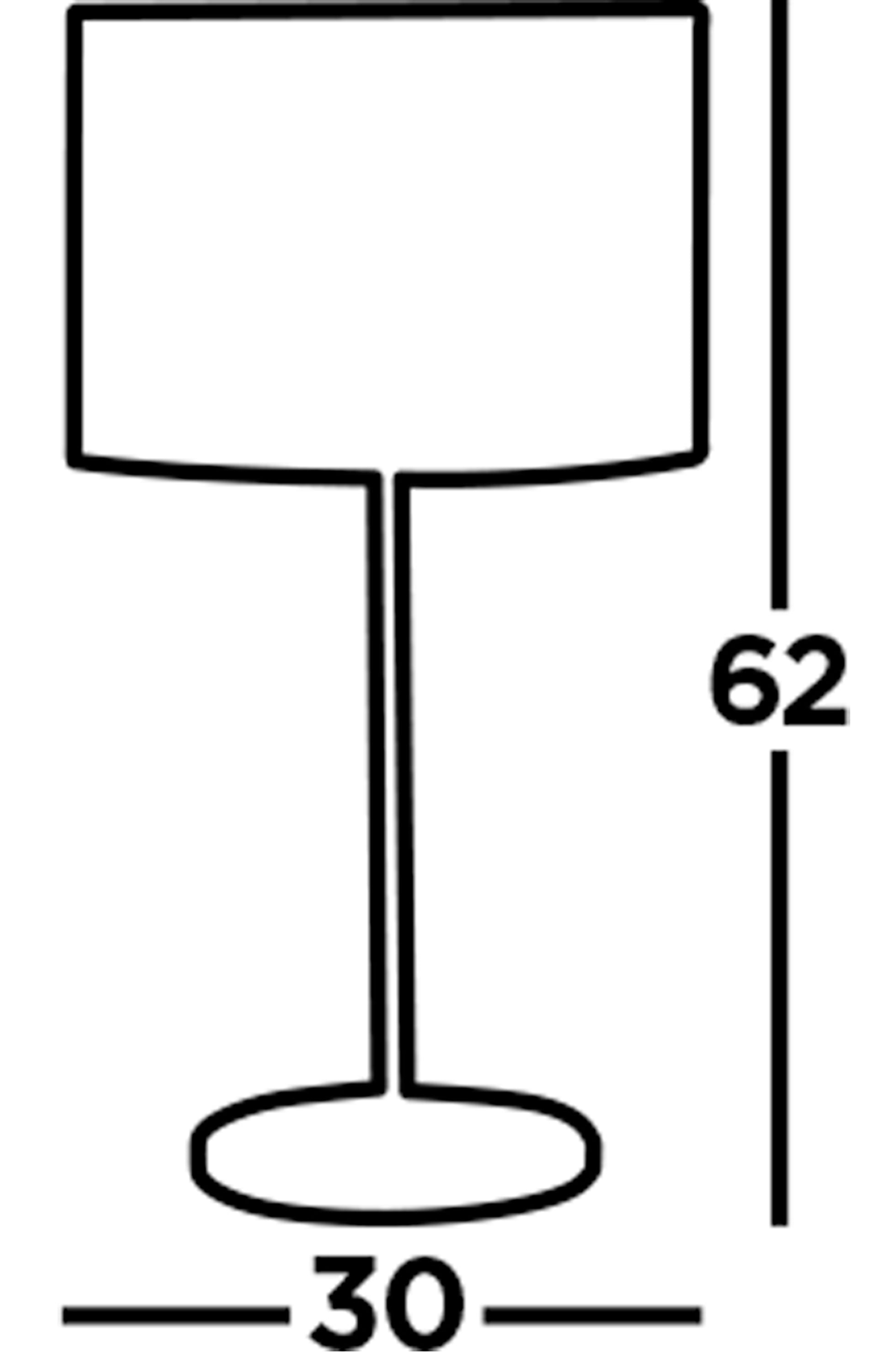 Searchlight Calder Table Lamp - Chrome Base & Fabric Shade