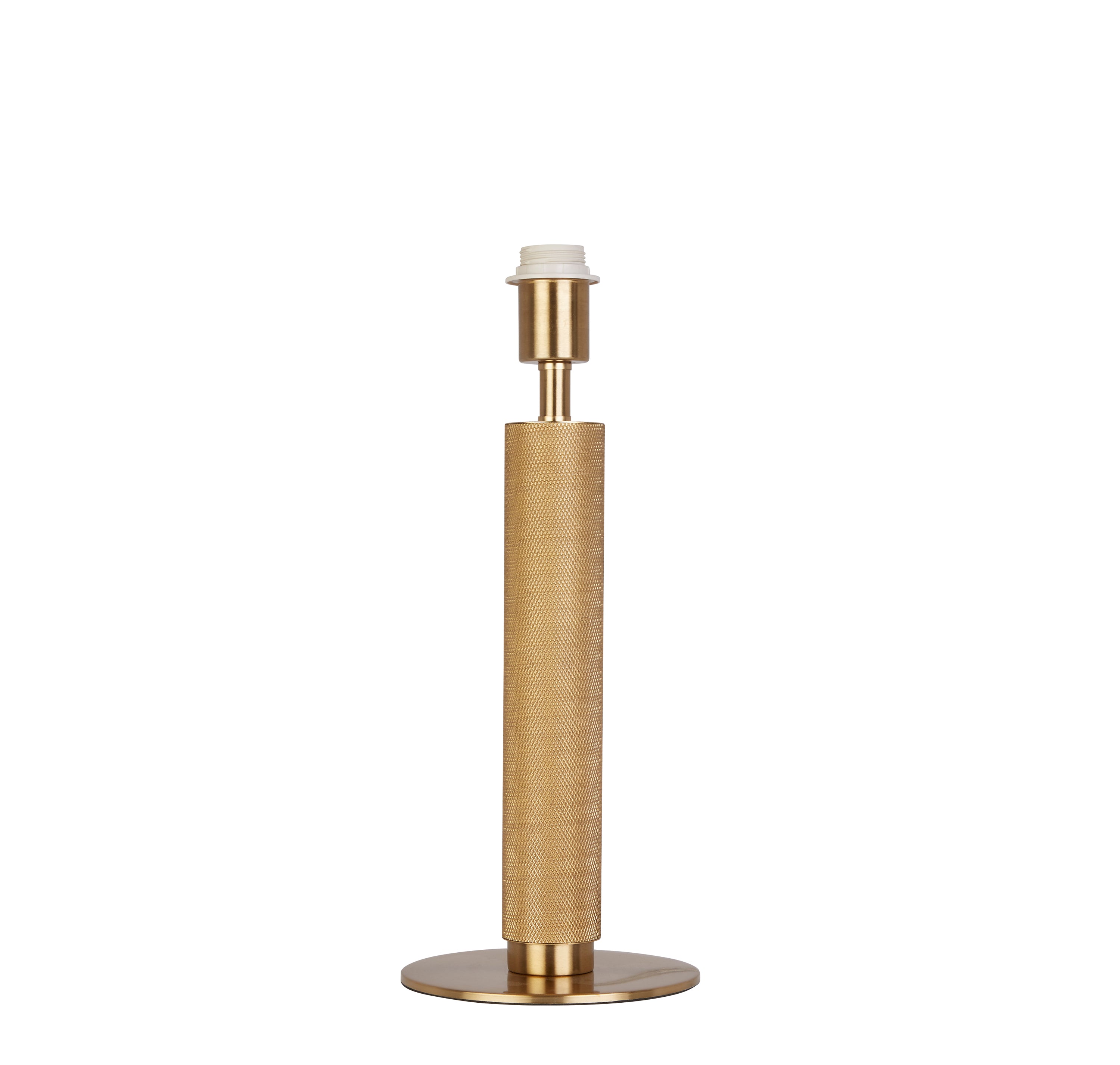 Searchlight Latimer Table Lamp Base - Knurled Gold - Base Only