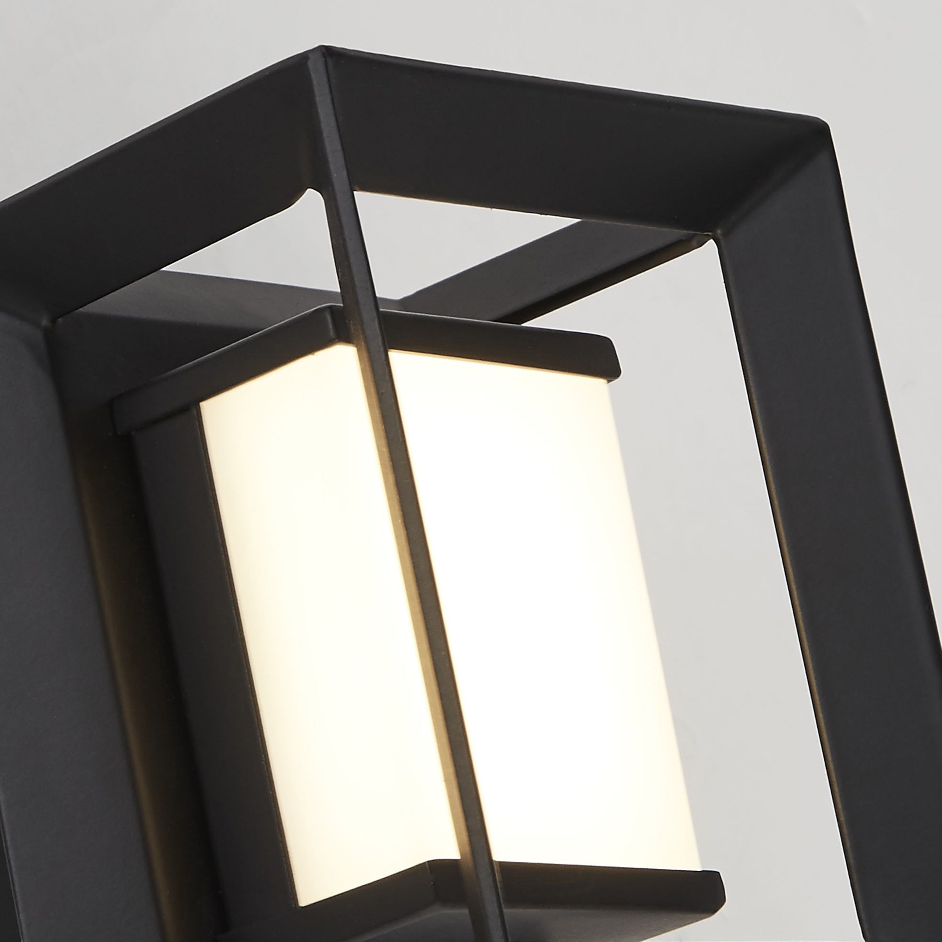 Searchlight Campbell LED Bathroom Wall Light - Matt Black - IP44