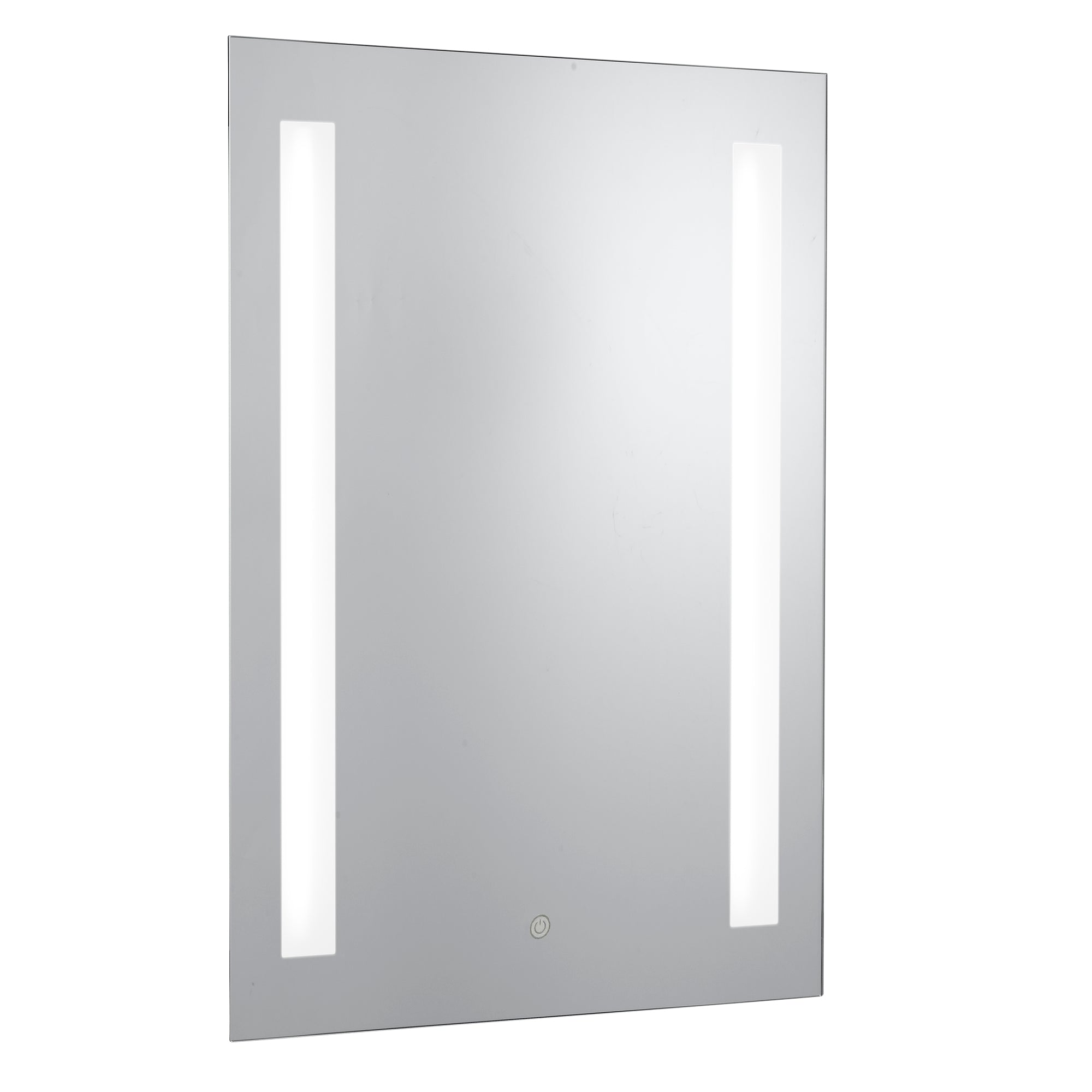 Searchlight Barmouth Bathroom Mirror Light IP44 - 2 Light Touch Barmouth Bathroom Mirror With Shaver Socket