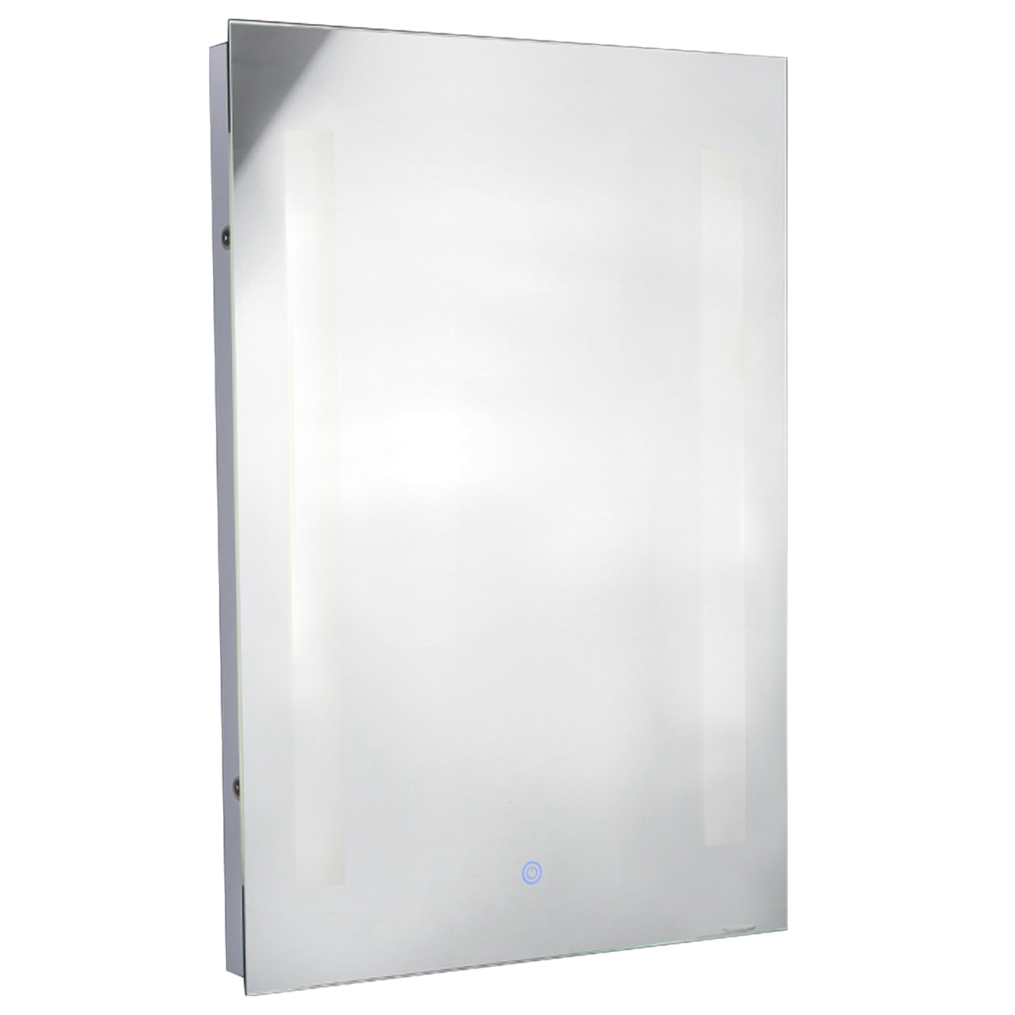 Searchlight Barmouth Bathroom Mirror Light IP44 - 2 Light Touch Barmouth Bathroom Mirror With Shaver Socket