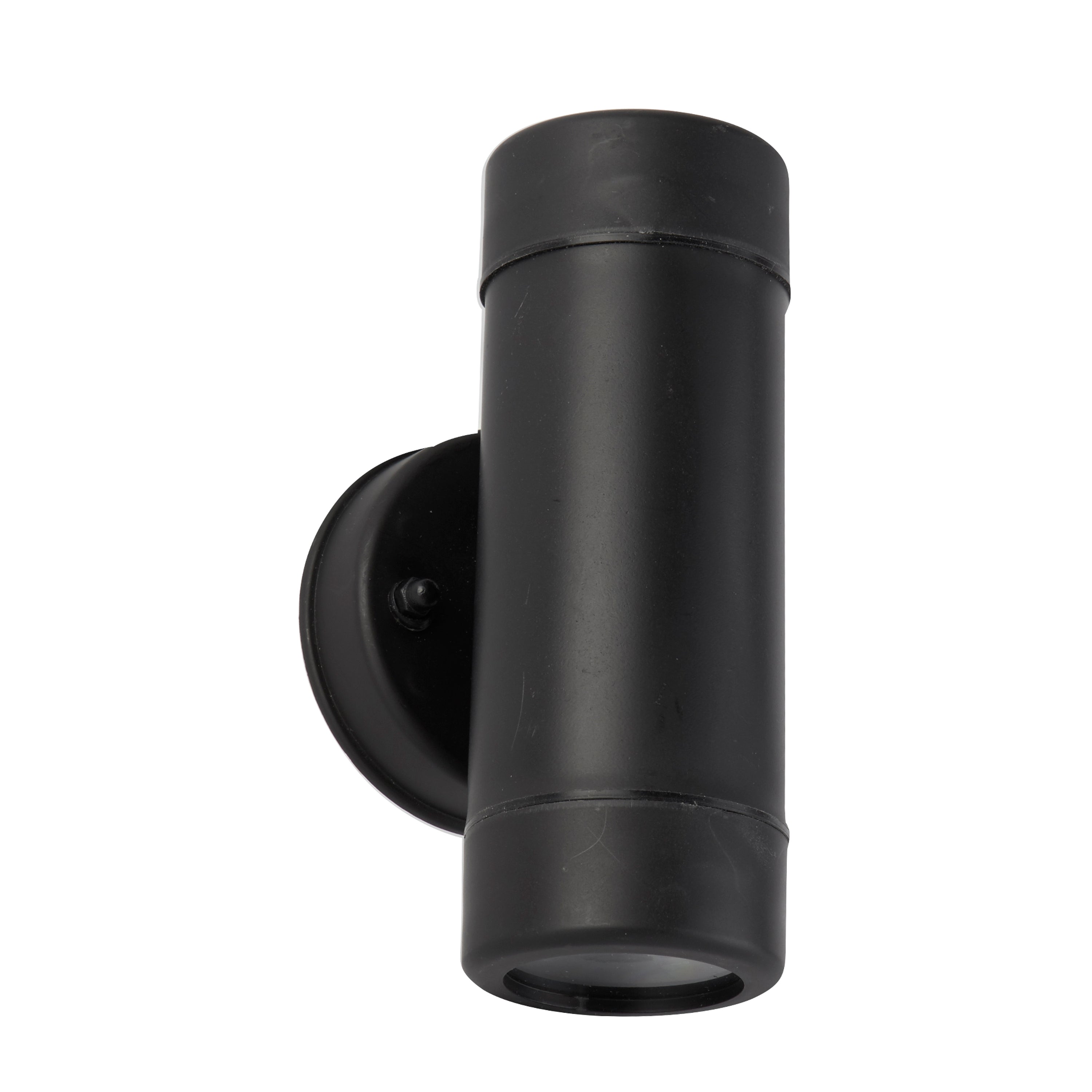 Searchlight Casterton Outdoor 2 Light Wall Light - Black Polypropylene - IP44