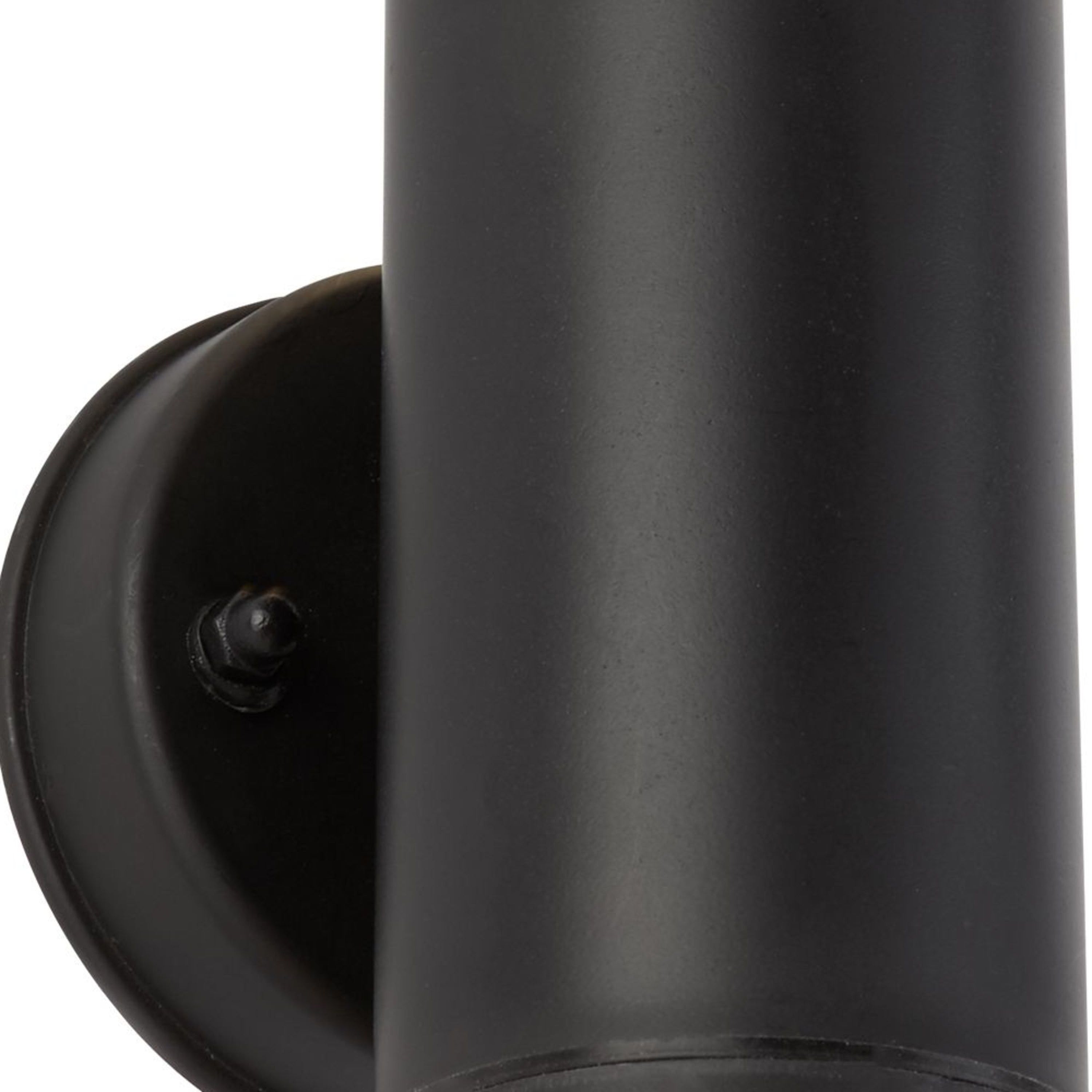 Searchlight Casterton Outdoor 2 Light Wall Light - Black Polypropylene - IP44