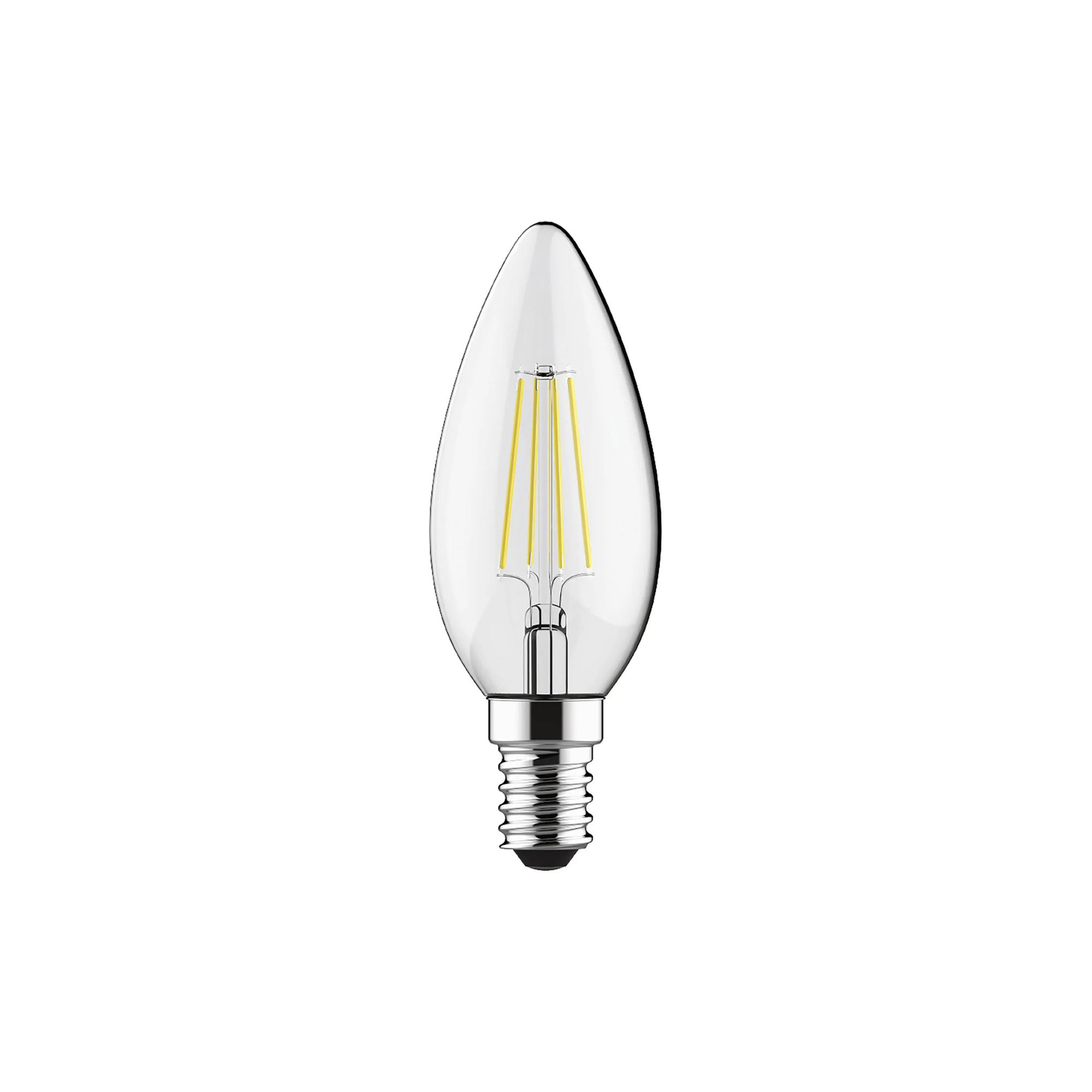 Luxram Value Classic 4W LED Candle E14 Cool White - 6000K (Dimmable)
