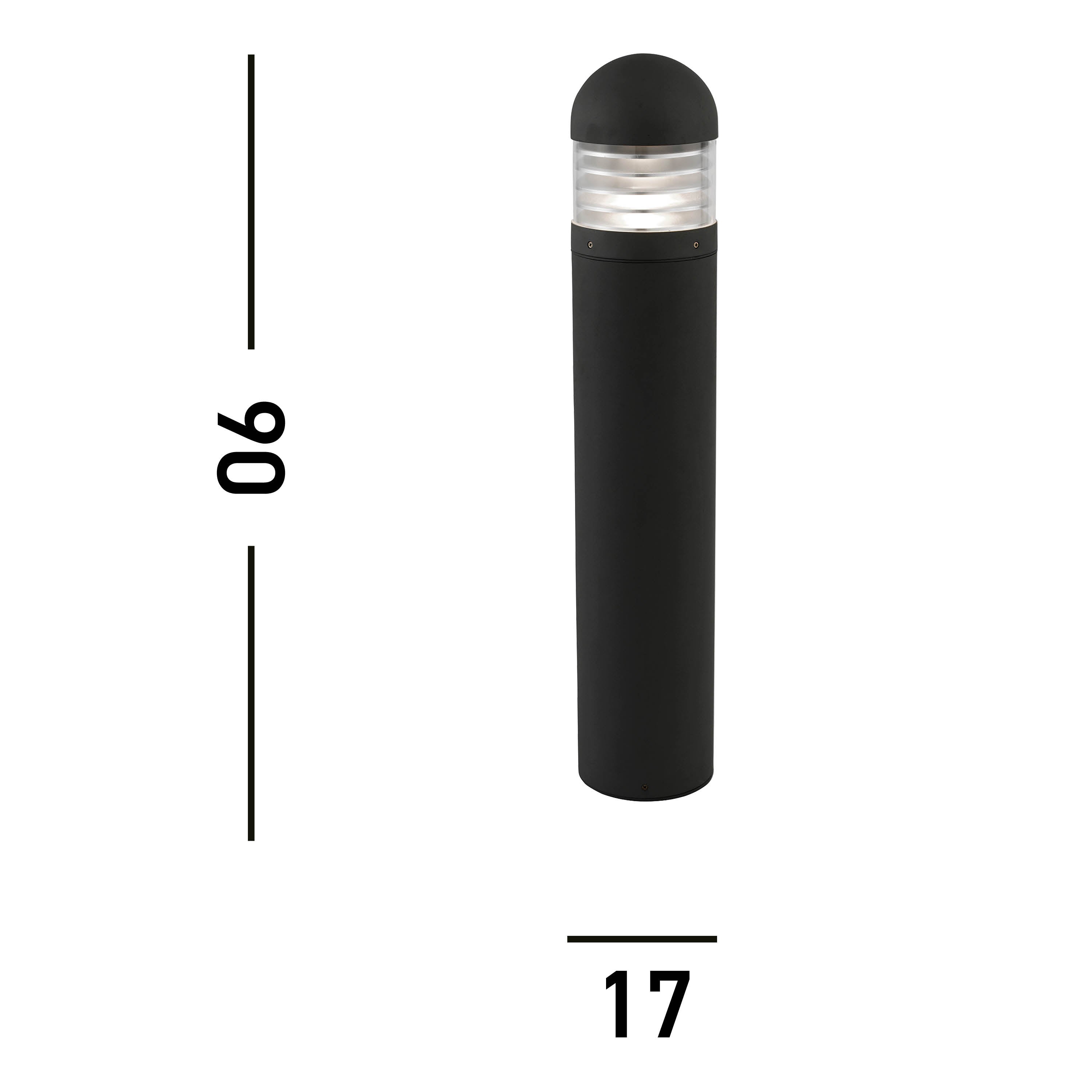 Konstsmide Monza High Power LED Wall Light - Anodized Copper