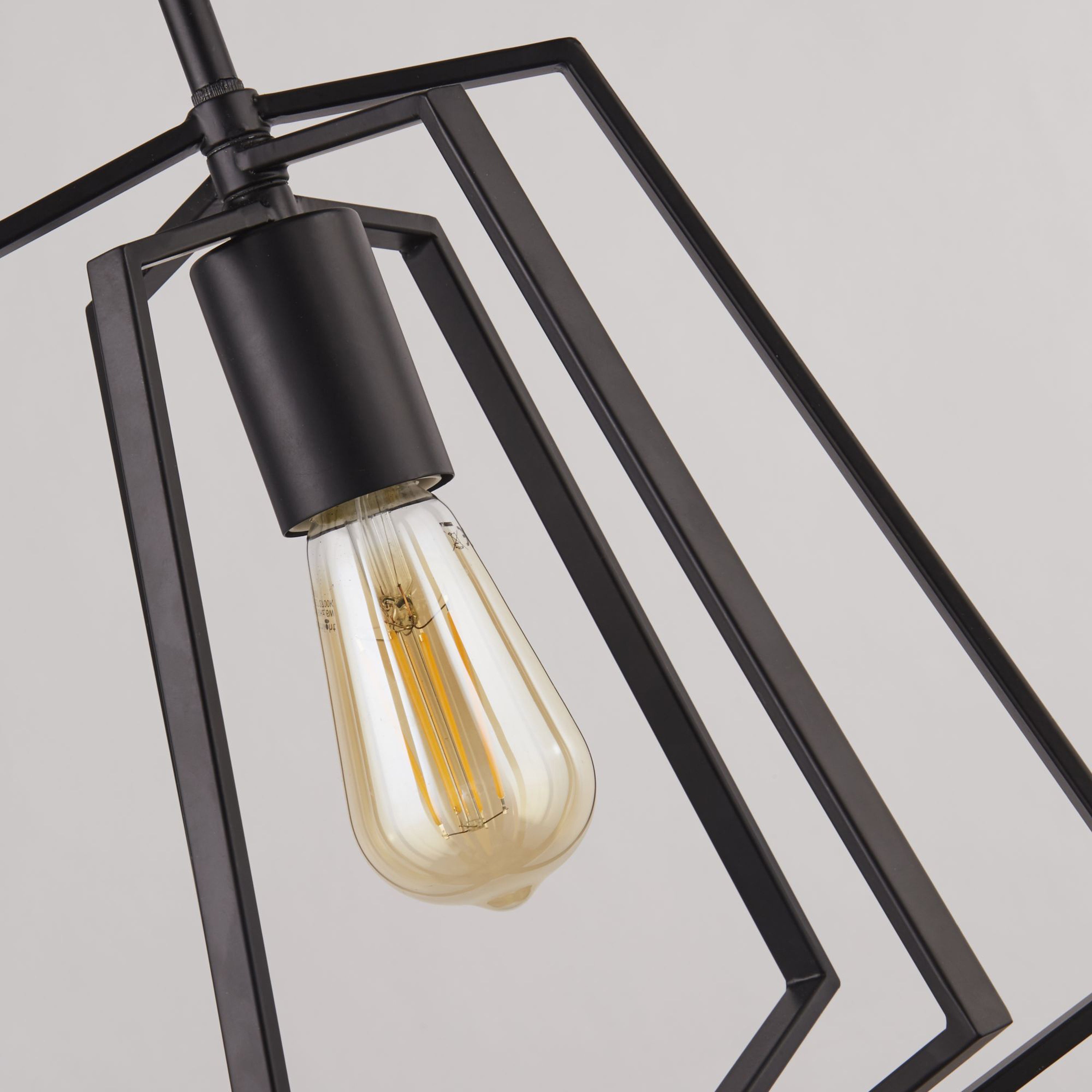 Searchlight Simpson Ceiling Pendant - Matt Black