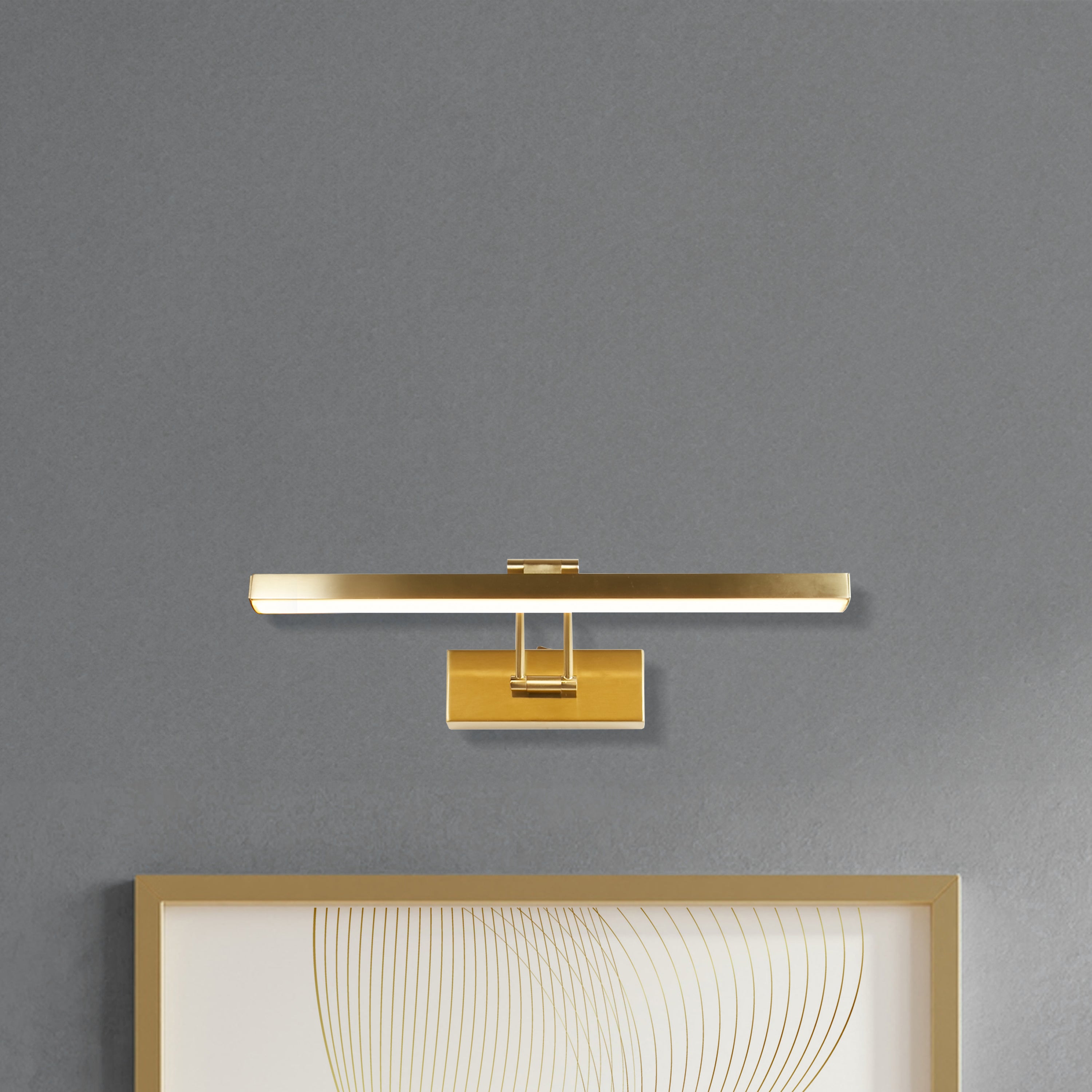 Searchlight Raleigh 405mm Picture Light - Satin Brass