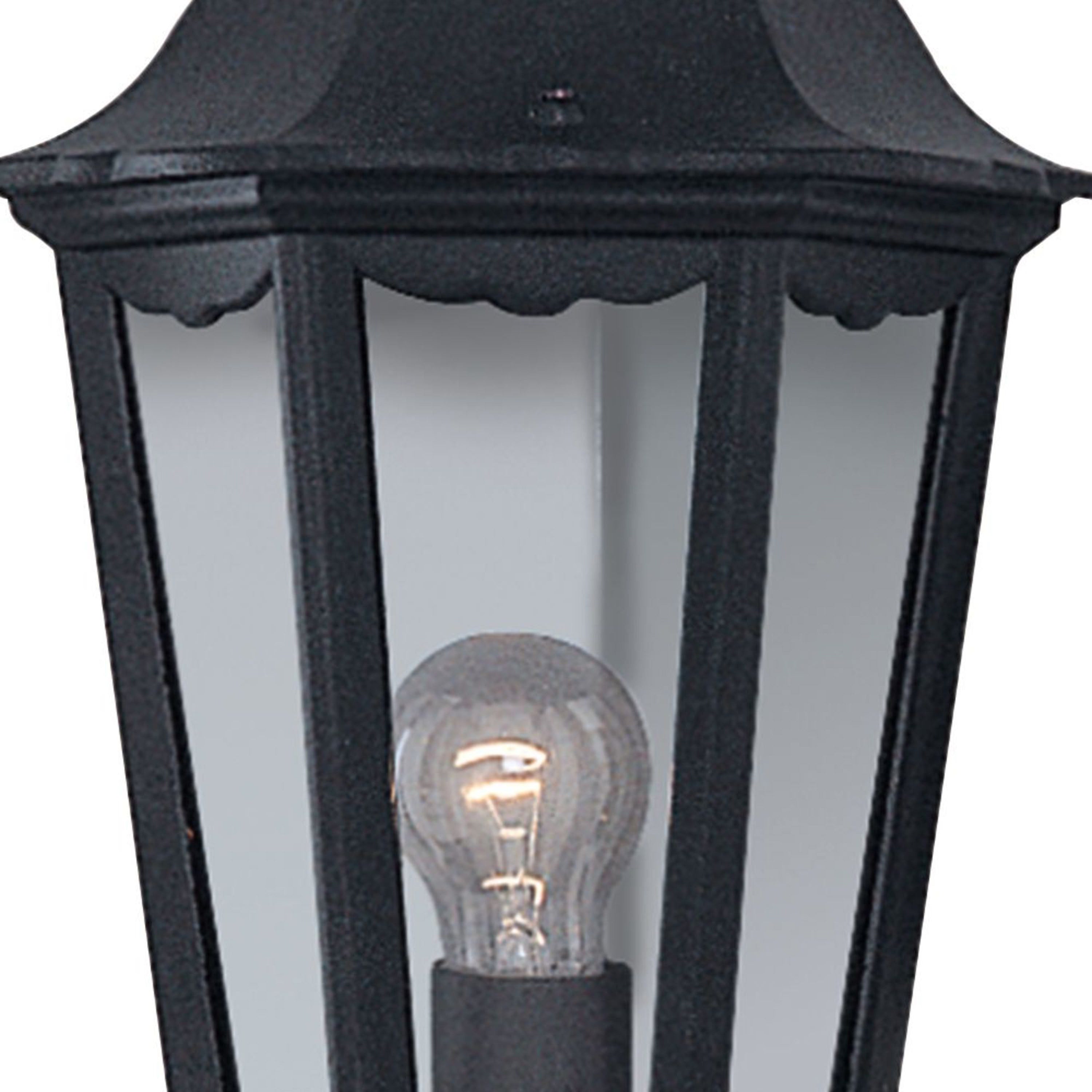 Searchlight Acton Outdoor Wall Light - Black - IP44