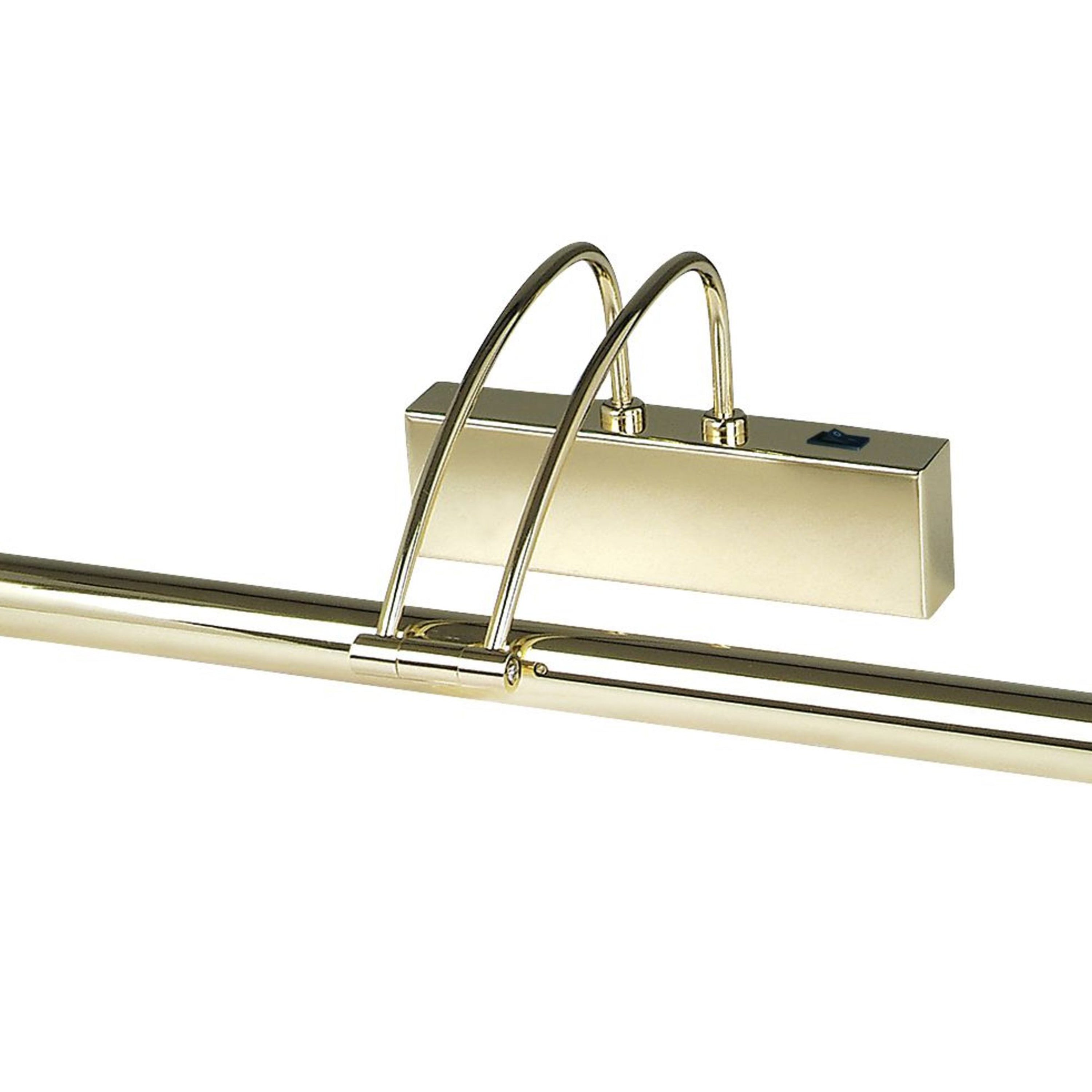Searchlight LED Picture Light - Polished Brass