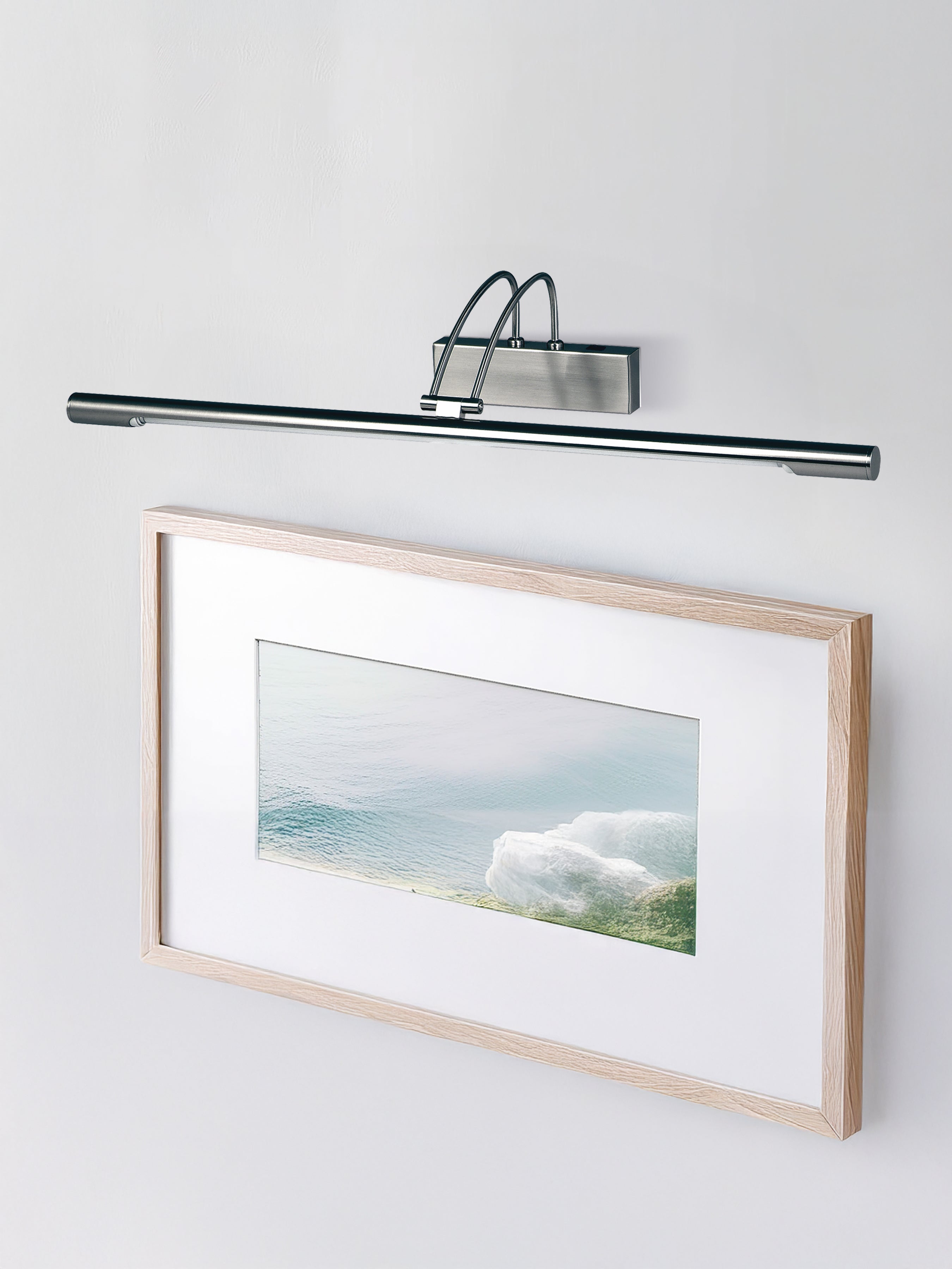 Searchlight Madelaine LED Picture Light - Satin Silver