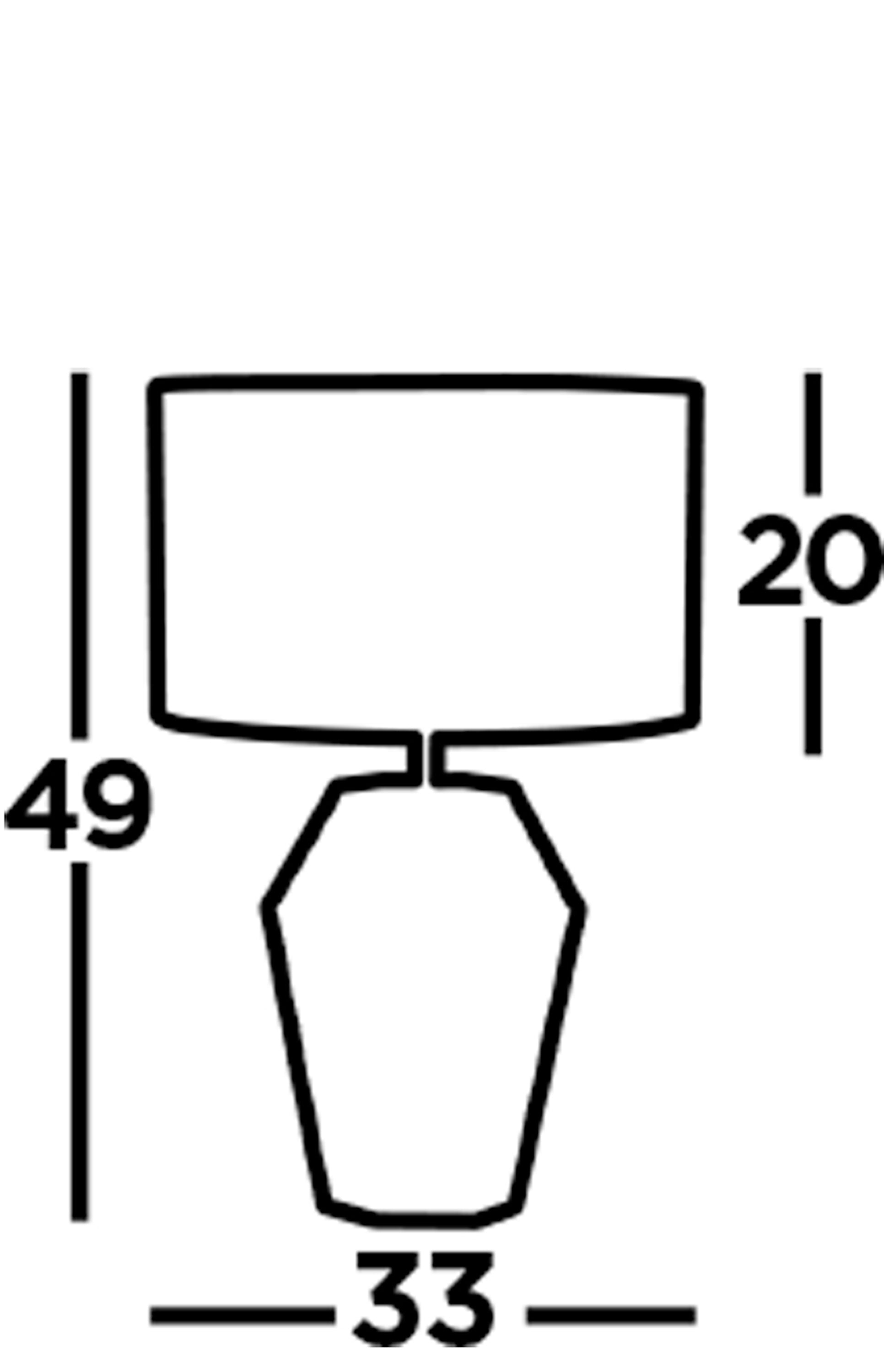 Searchlight Lucia Table Lamp - Smoked Glass & Satin Shade