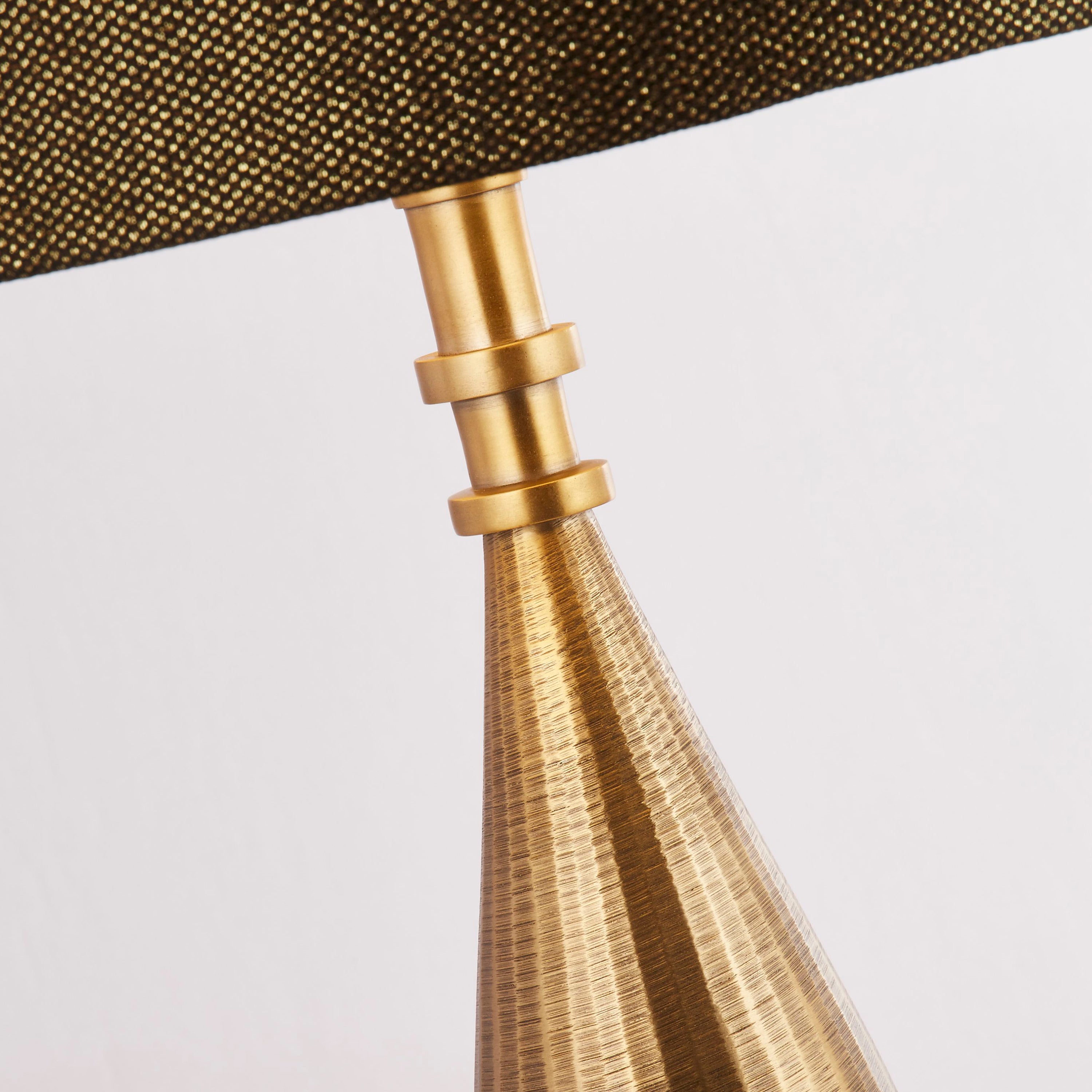 Searchlight Regent Table Lamp Base - Antique Brass - Base Only