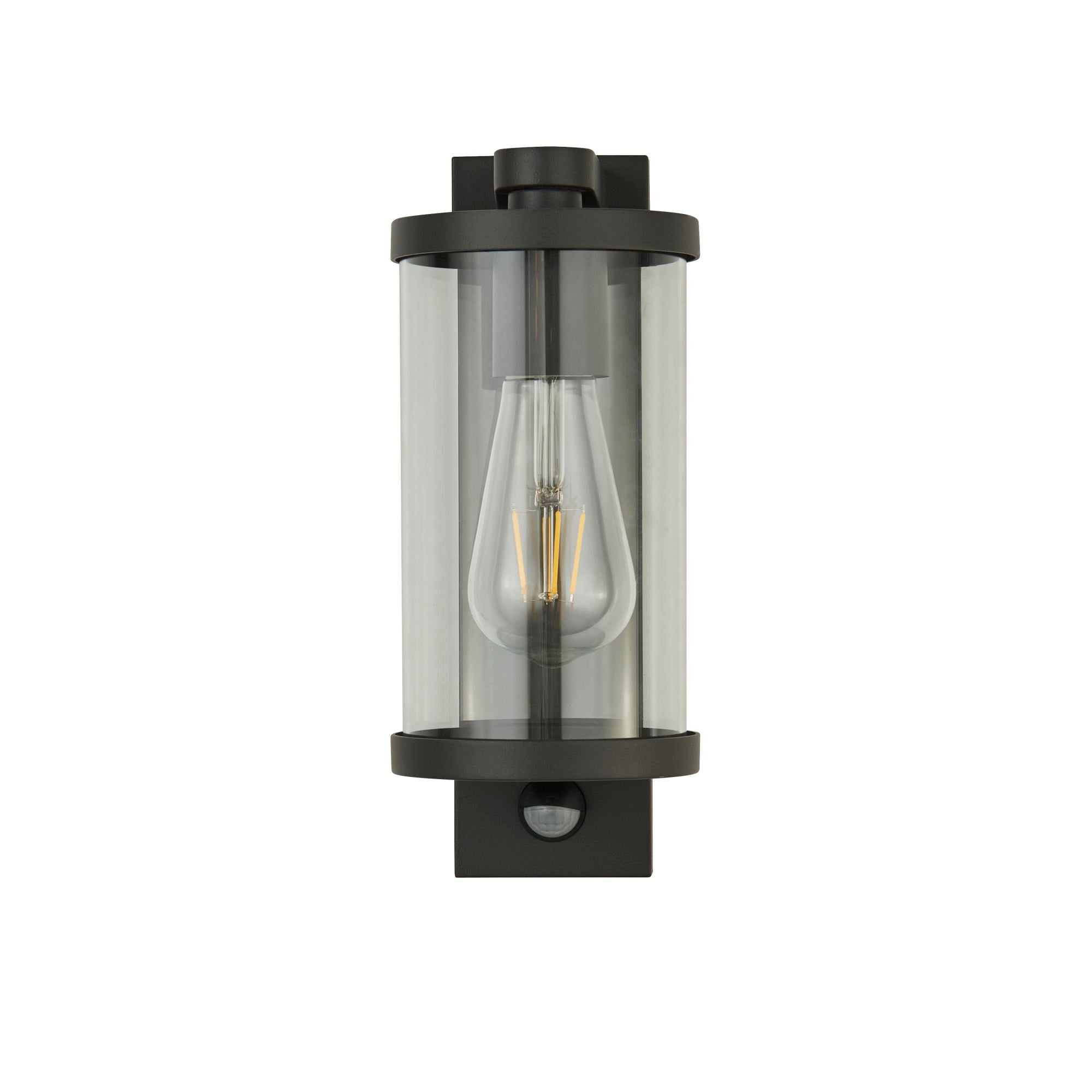 Searchlight Bagnall Outdoor PIR Wall Light - Black