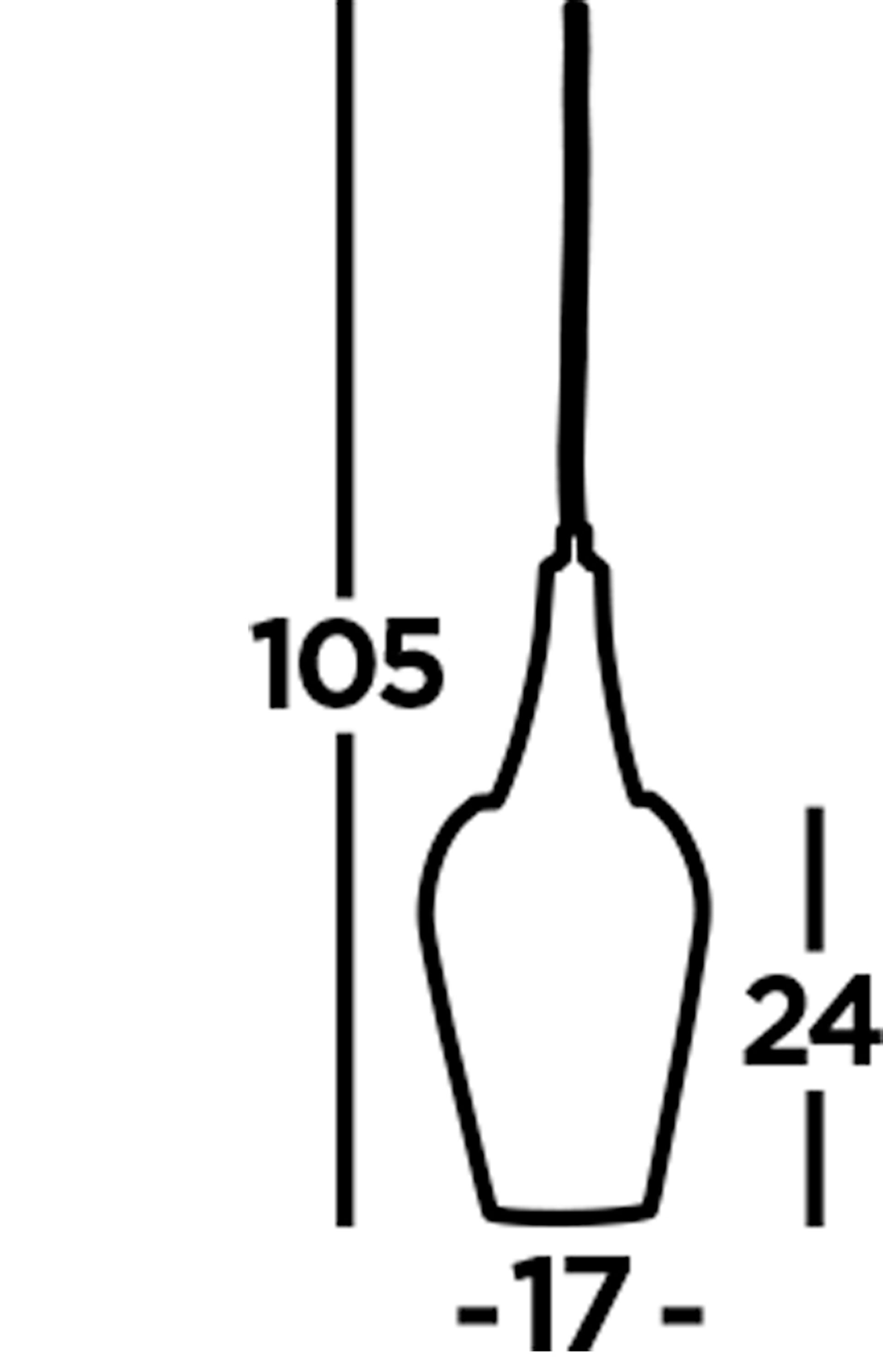 Searchlight Westbank Ceiling Pendant - Chrome & Clear Glass