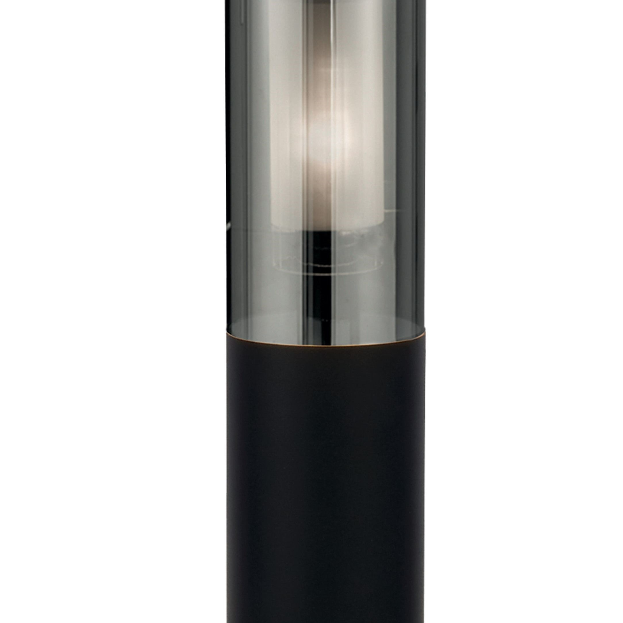 Searchlight Barnet 900mm Outdoor IP44 Post - Black & Smoked Diffuser