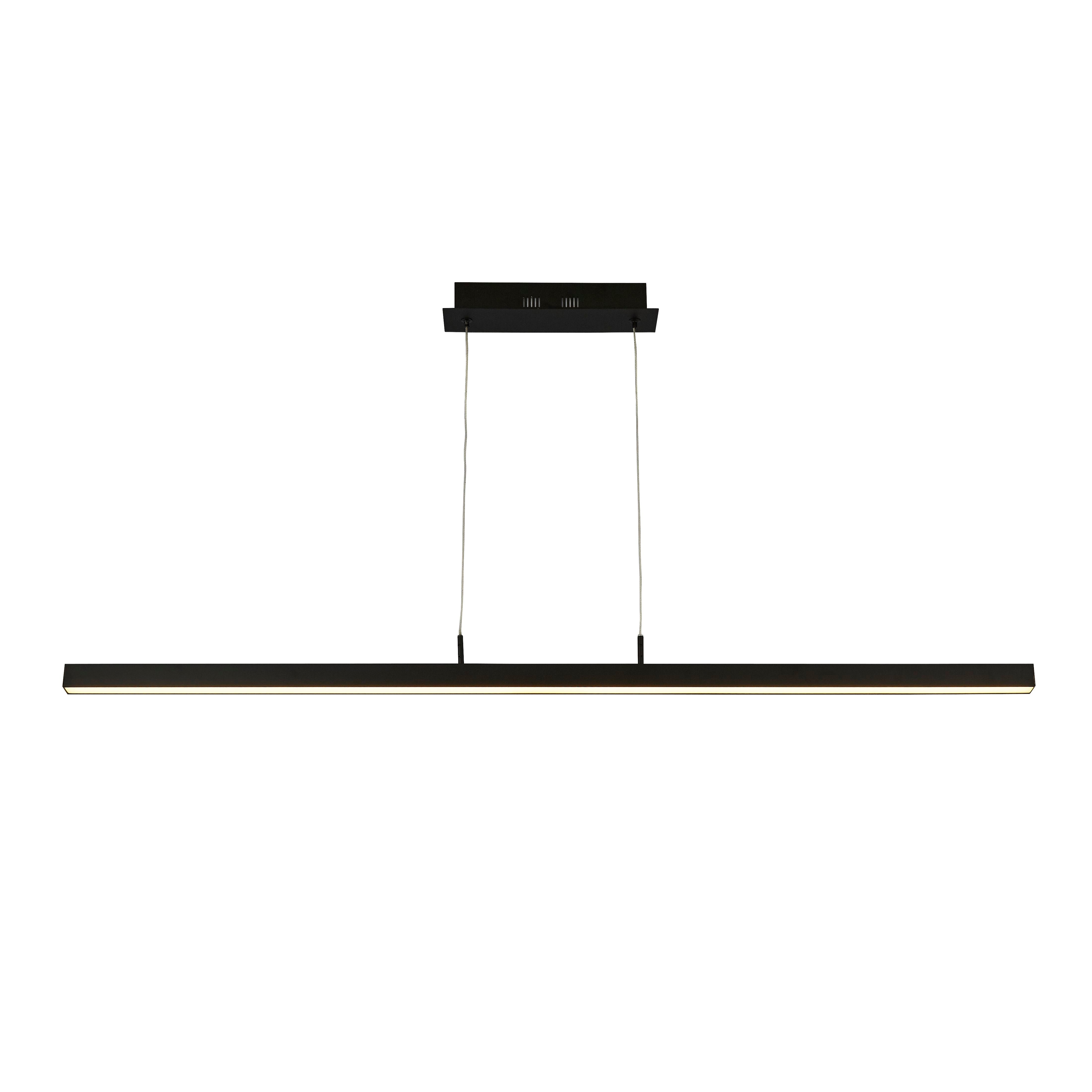 Searchlight Taylor LED Bar Pendant Ceiling Light - Matt Black