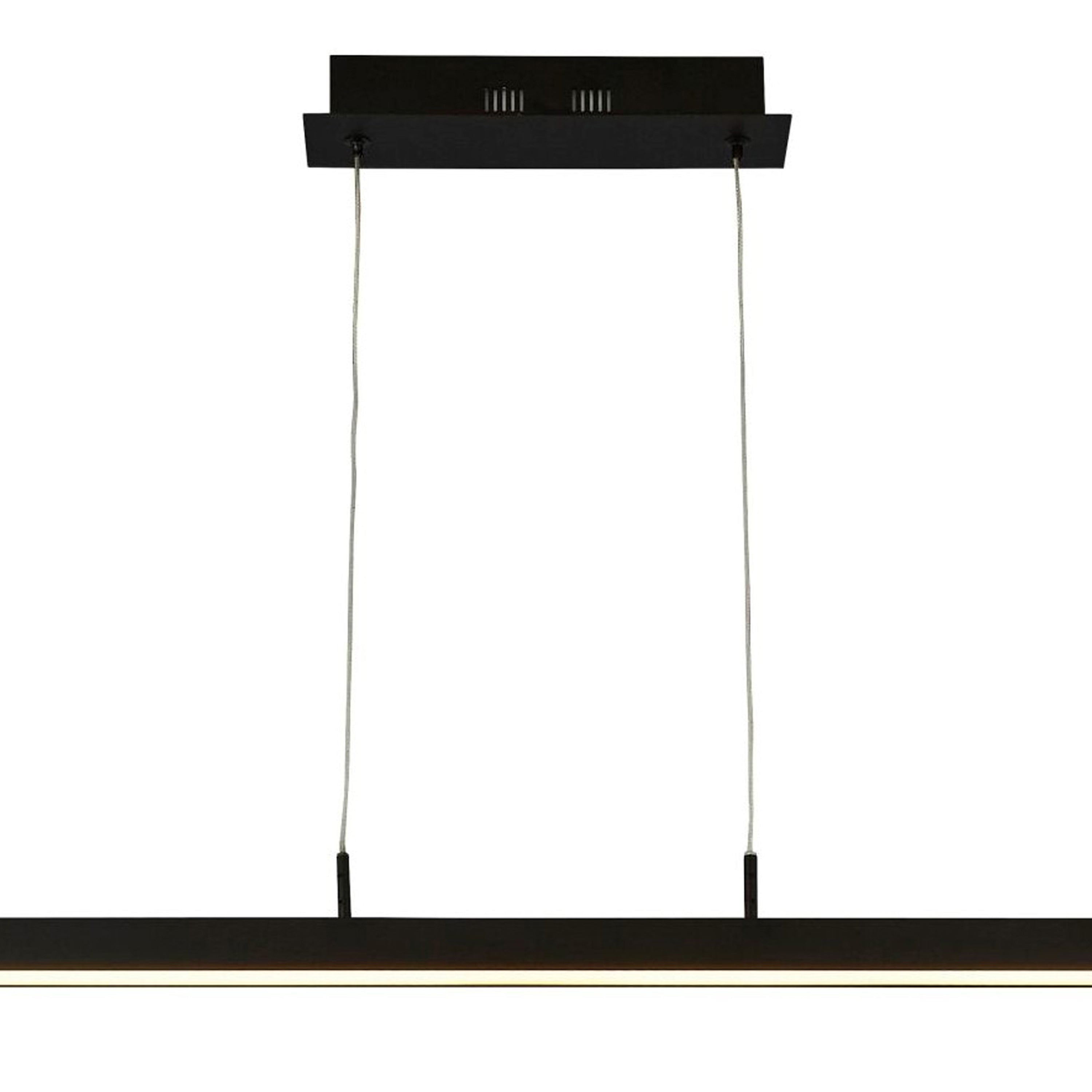 Searchlight Taylor LED Bar Pendant Ceiling Light - Matt Black