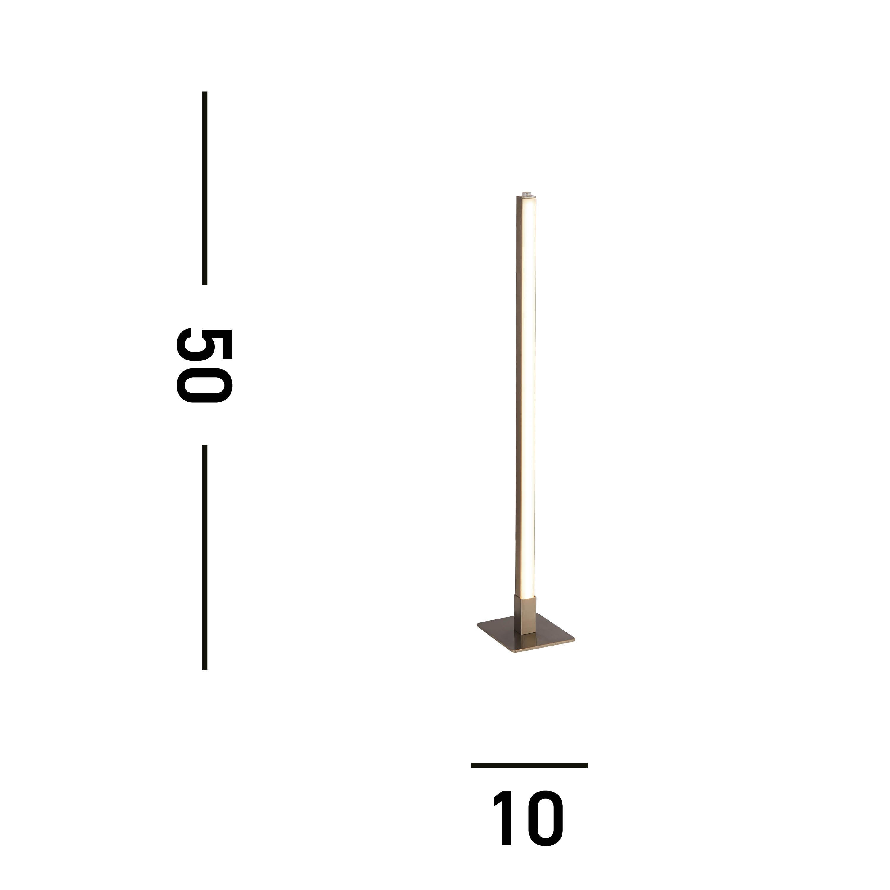 Searchlight Taylor Table Lamp - Satin Silver