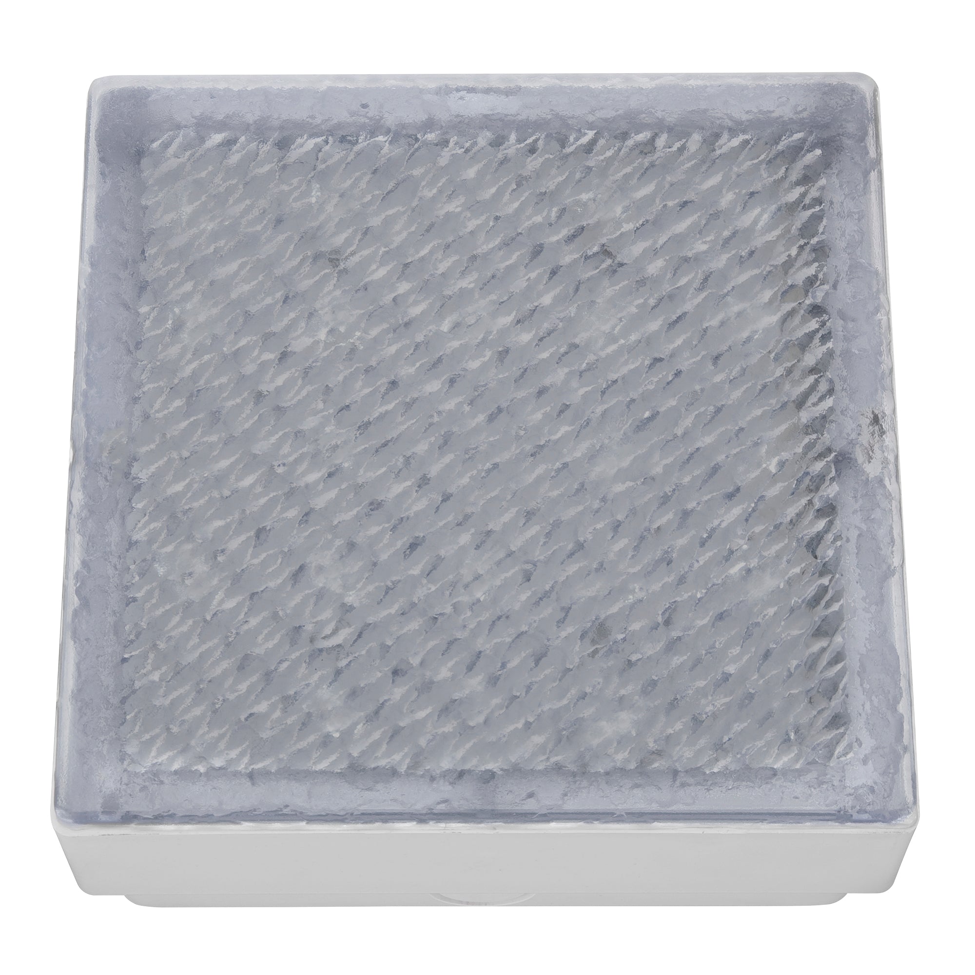 Searchlight Walkover Outdoor 80mm Recessed Square - White & Polycarbonate