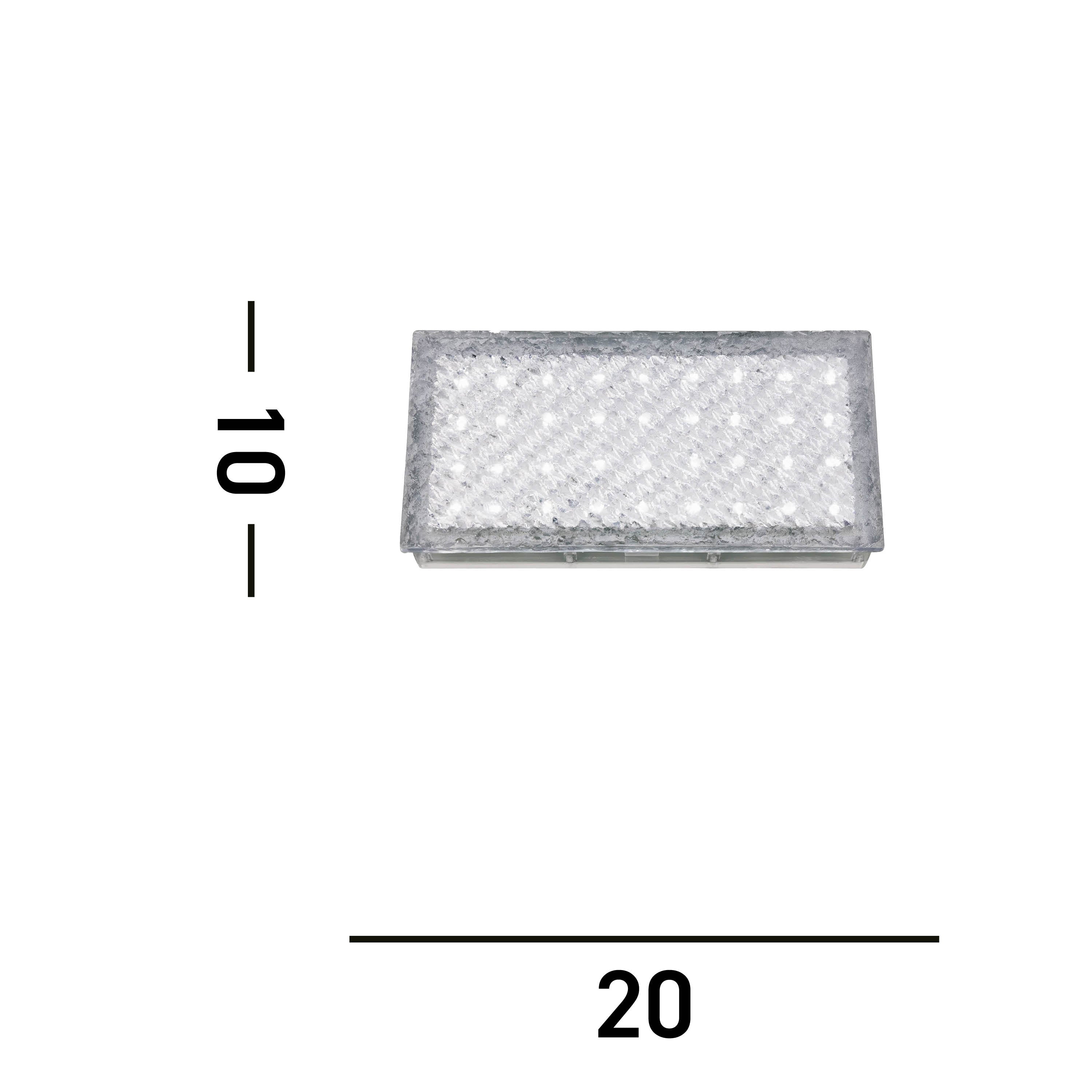 Searchlight Walkover Outdoor Recessed Rectangle - White & Polycarbonate
