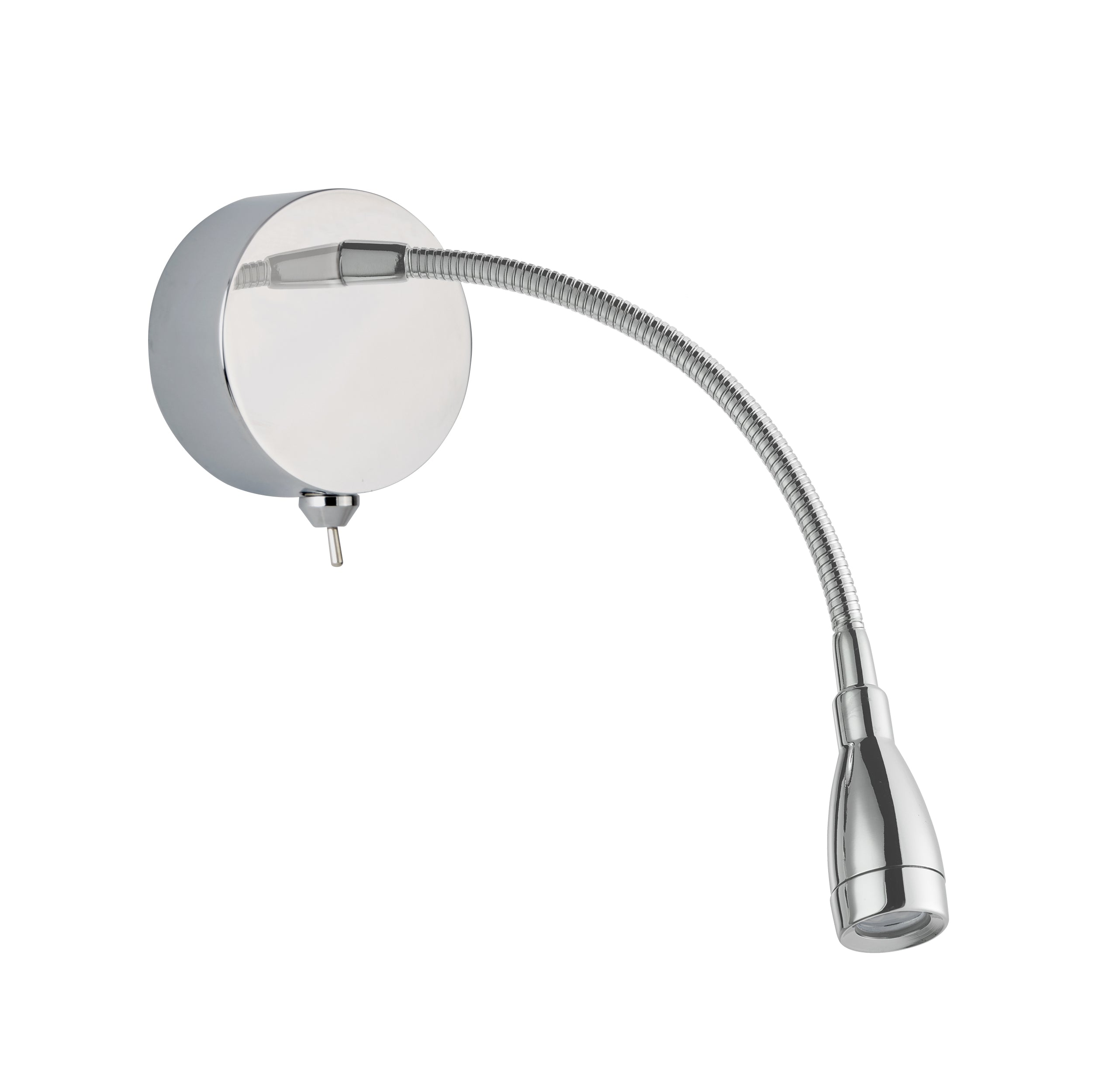 Searchlight Fenton LED Adjustable Wall Light - Chrome