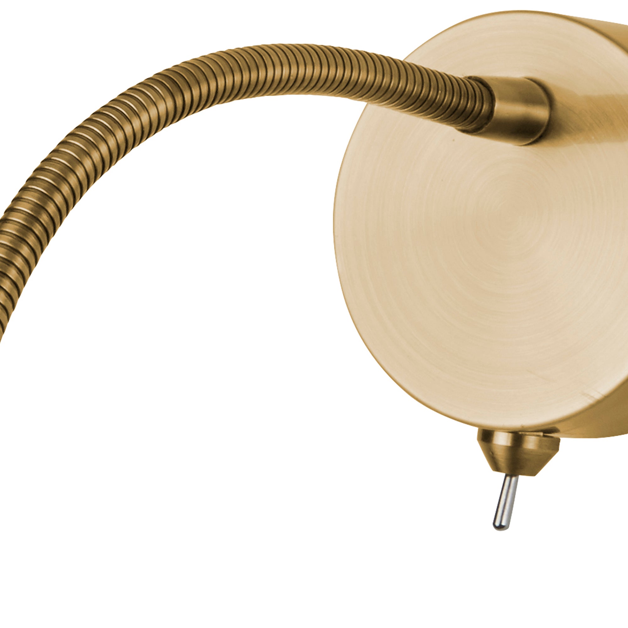 Searchlight Fenton LED Adjustable Wall Light - Satin Brass