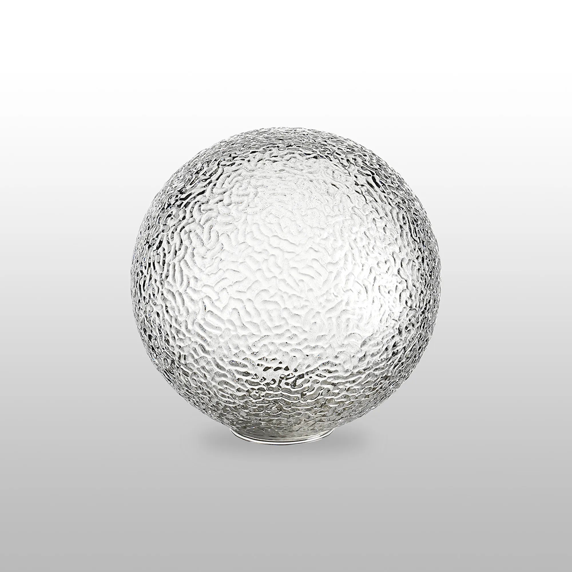 Sycamore 15cm Round Dimpled Glass Shade - Clear