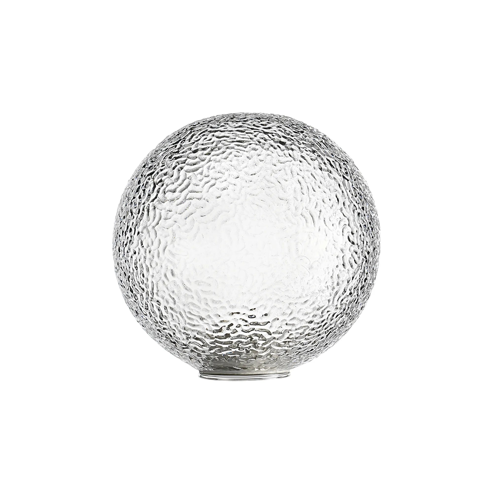 Sycamore 15cm Round Dimpled Glass Shade - Clear