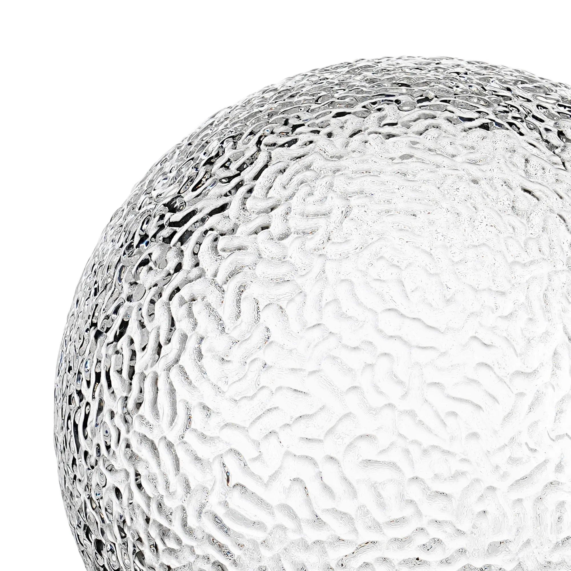 Sycamore 15cm Round Dimpled Glass Shade - Clear